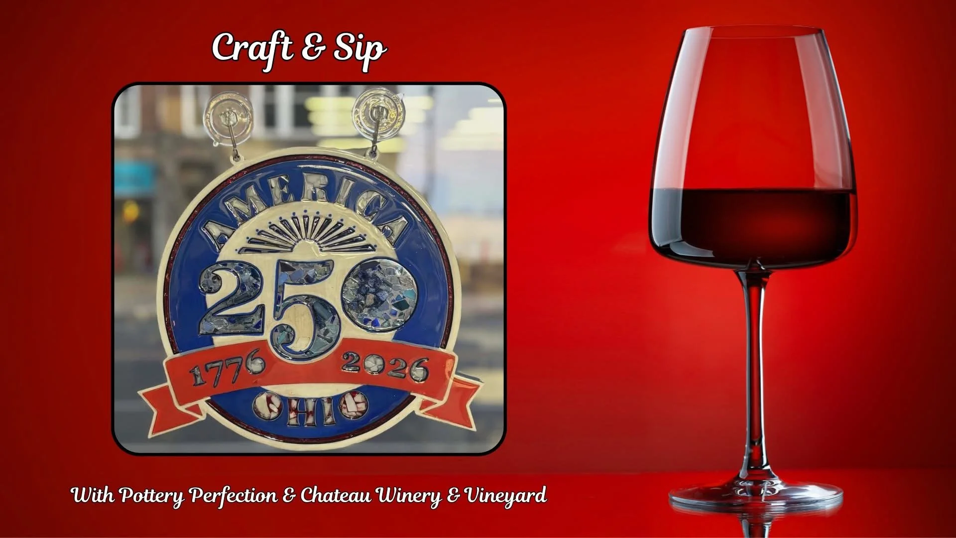 Chateau Winery &amp; Vineyard - Pottery Perfection Craft &amp; Sip 