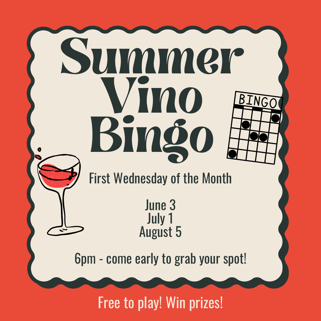 Chateau Winery &amp; Vineyard - Summer Vino Bingo