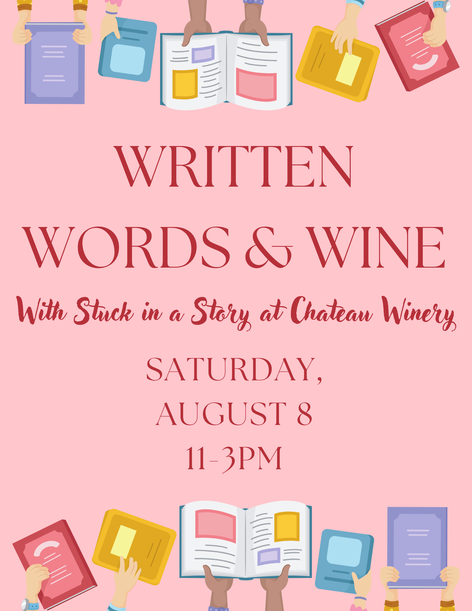 Written Words &amp; Wine (Adult Book Fair) 