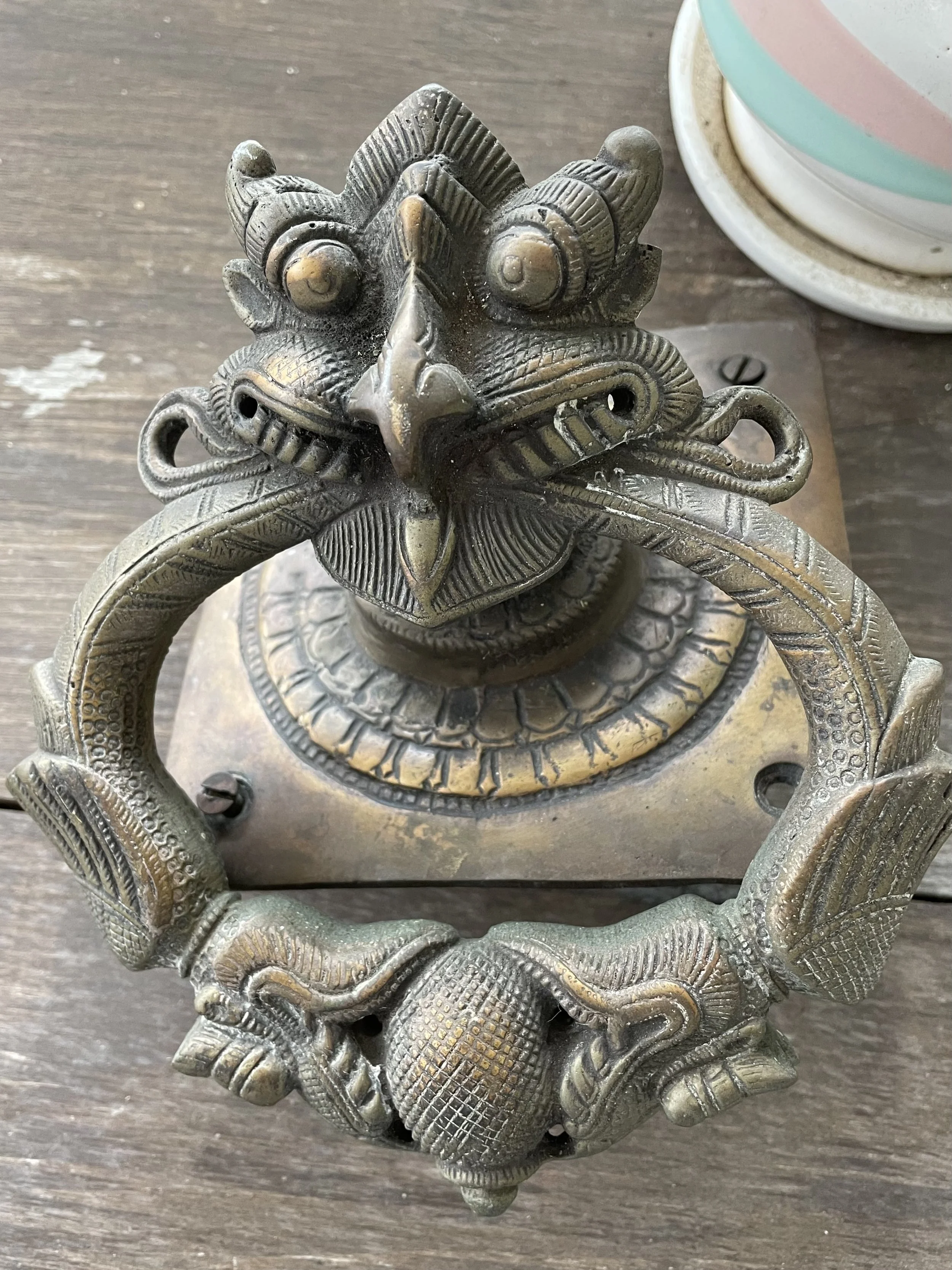 Yali Head Front Door Knocker