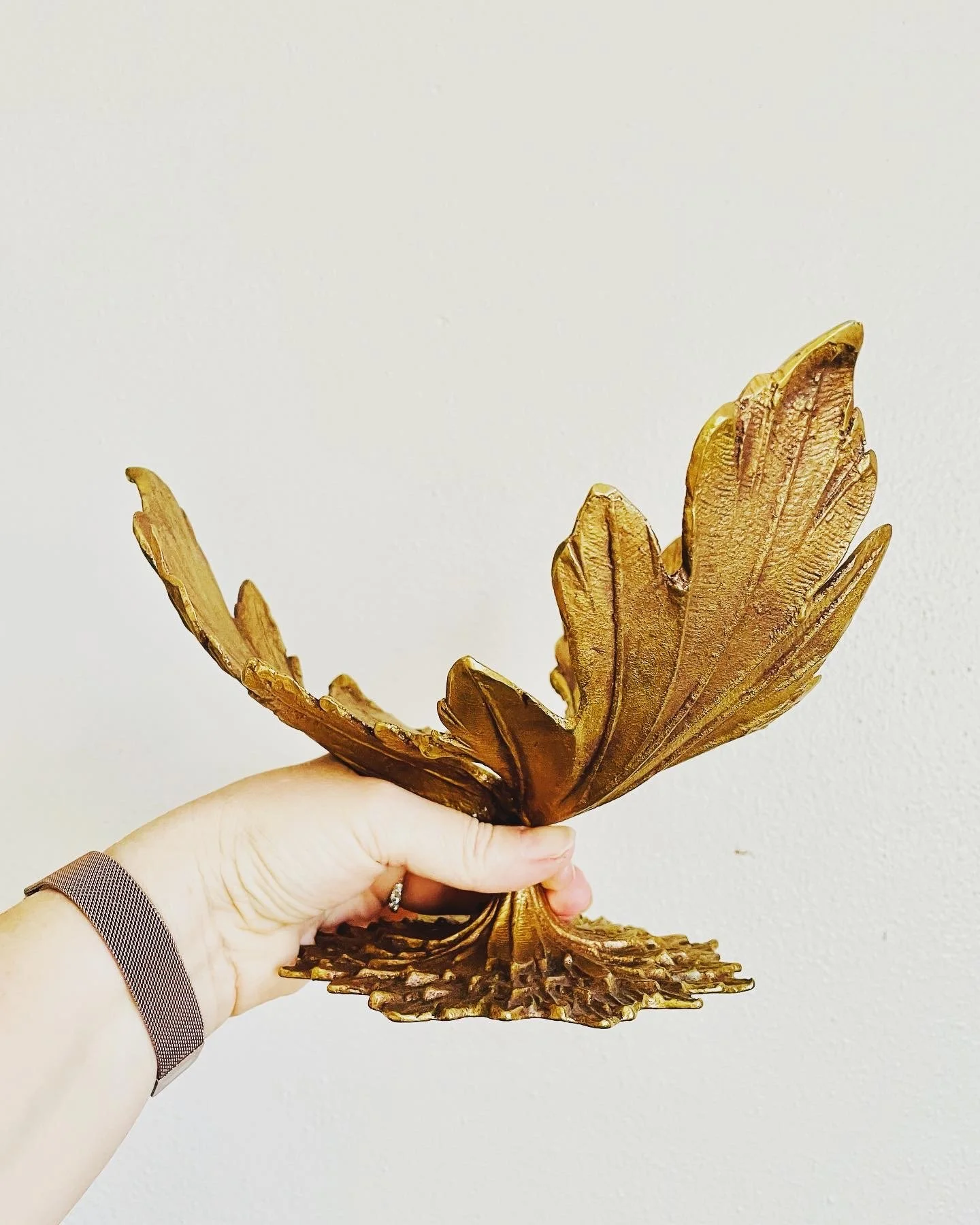 Vintage Gold Leaf Bowl