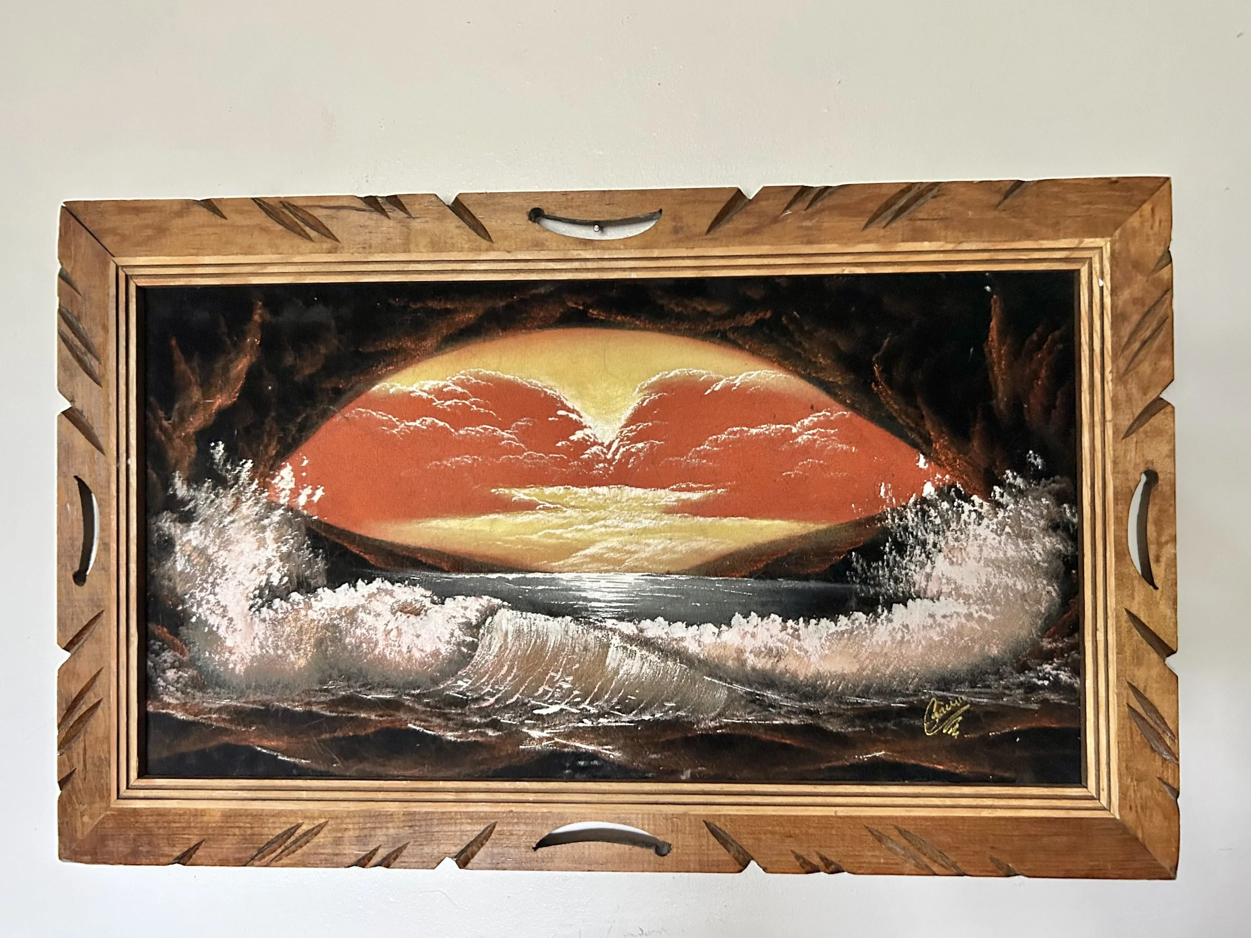 Vintage Velvet Painting