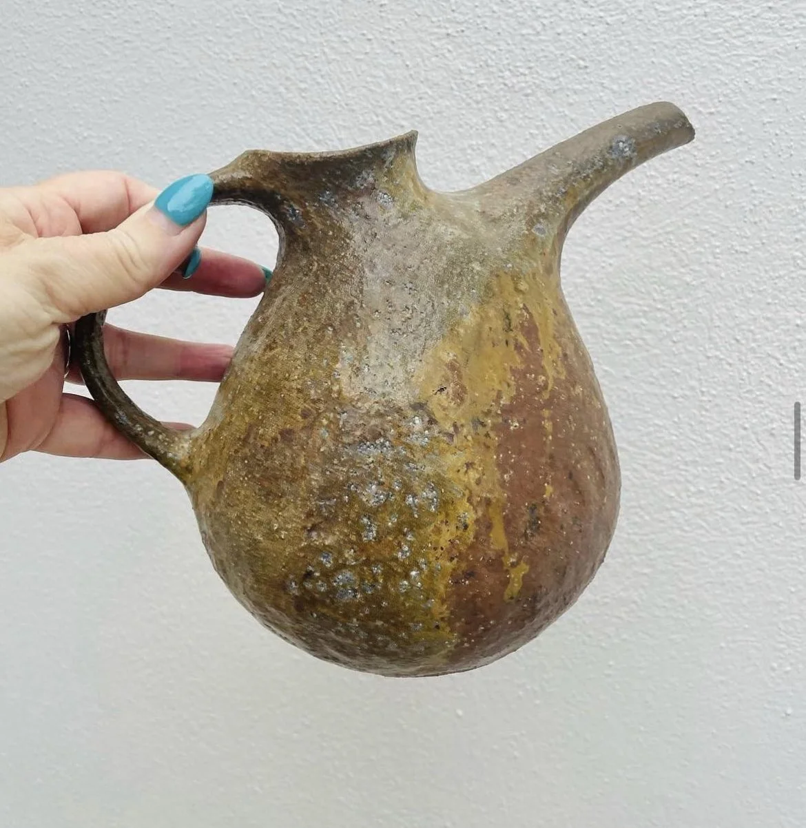 Unique Pottery Jug / Pitcher