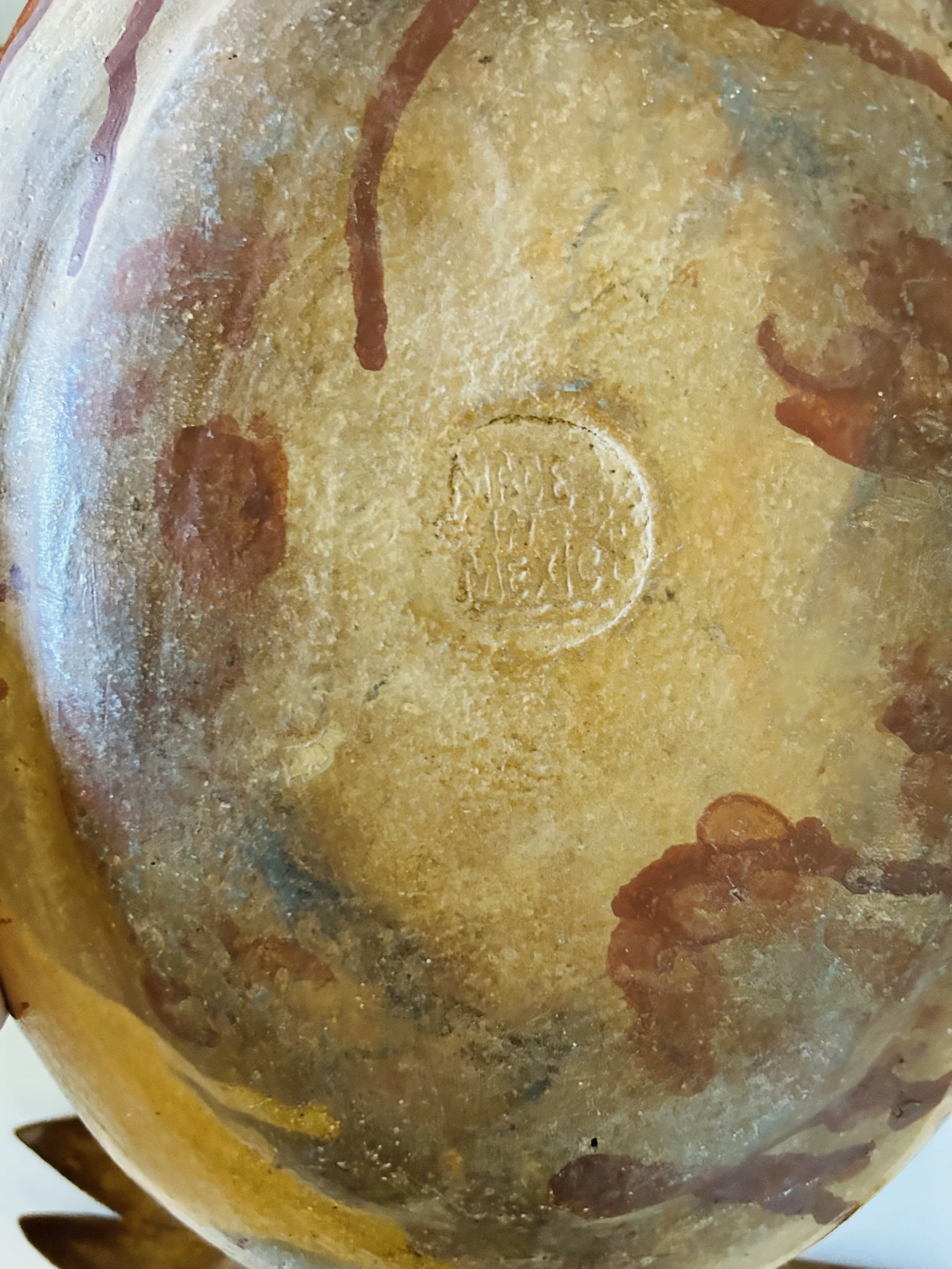 Vintage Mexican Pottery Oval Dish — RetroModernCo