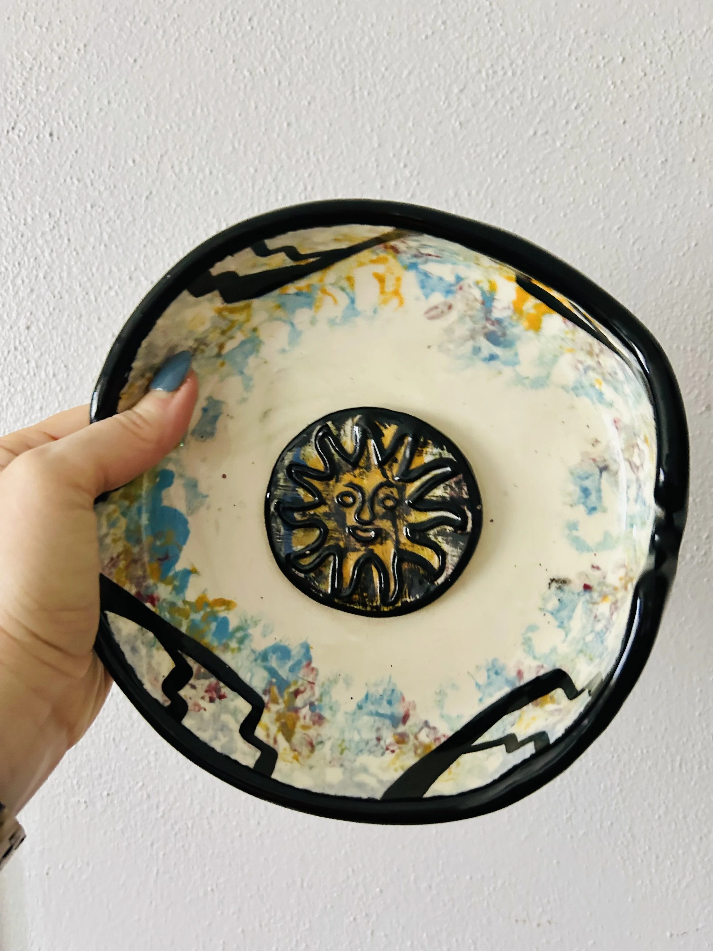 Rare 1981 Mana Pottery Bowl