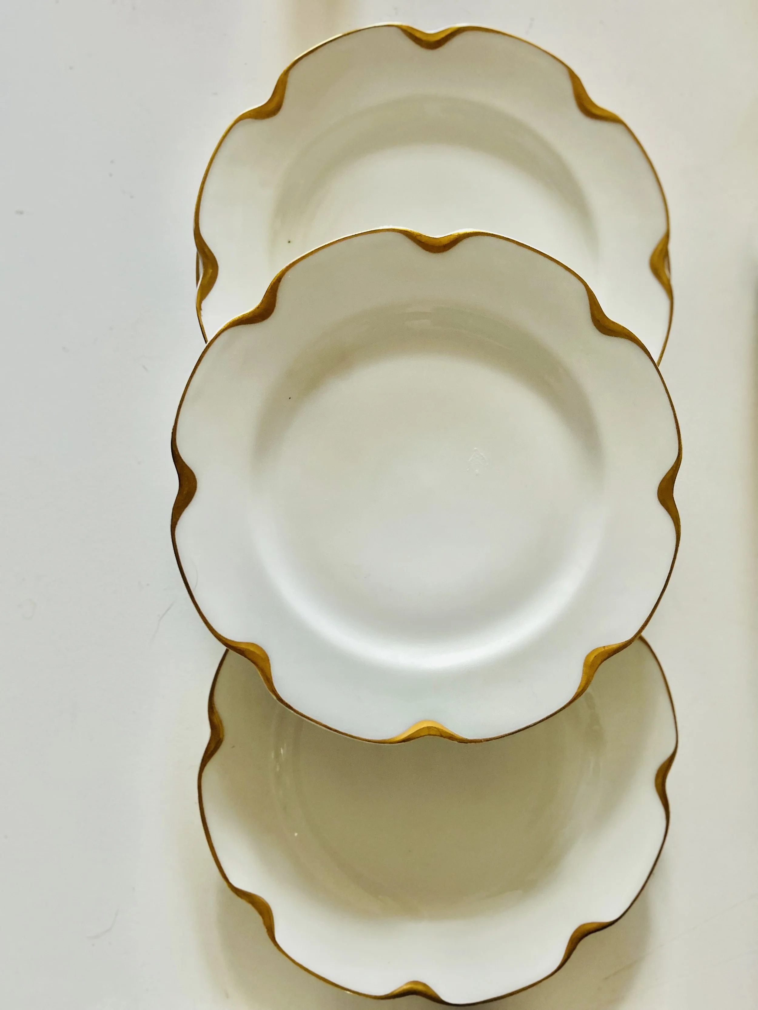 Vintage Haviland Limoges France decorated by Haviland & Co. 6 Salad Plates