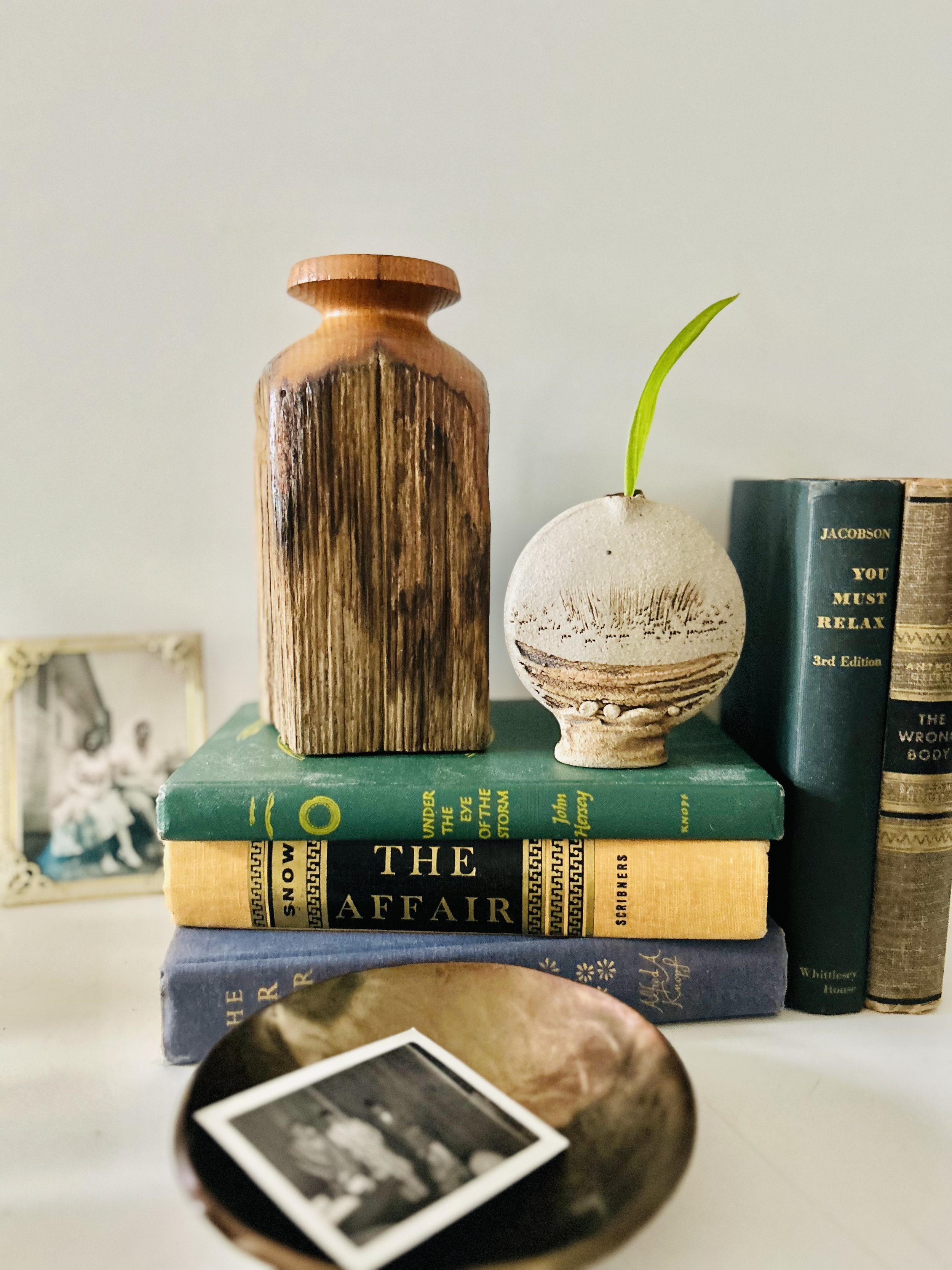 Live Edge Wood Candleholder