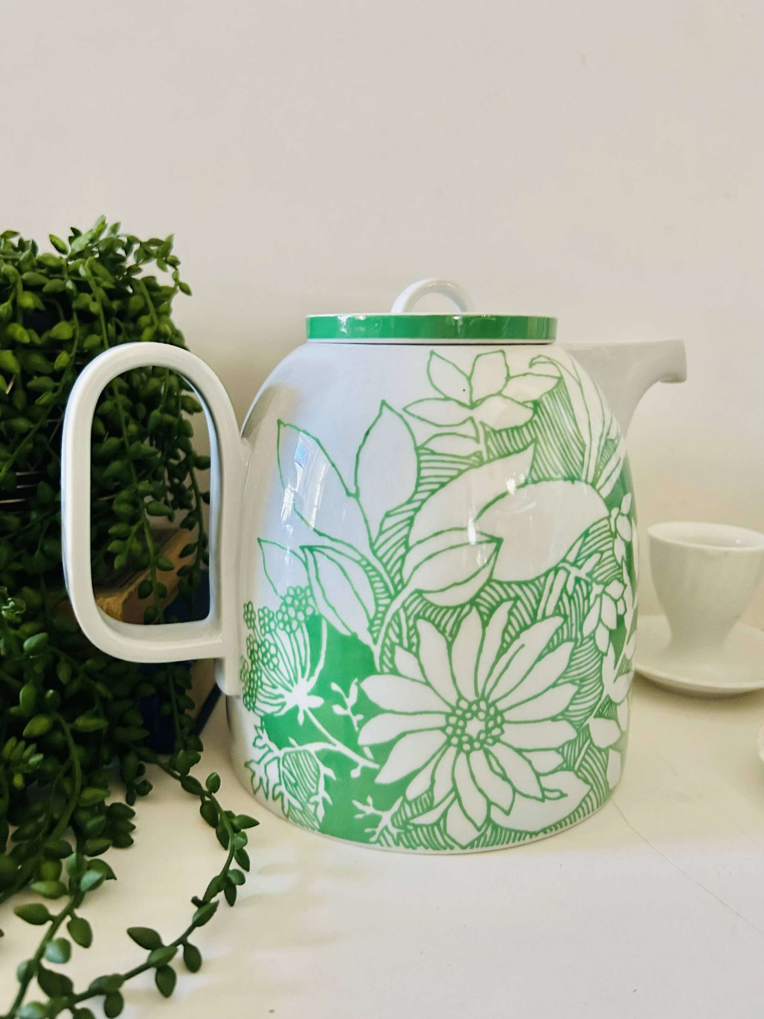 Hearthstone “Herb Garden” Bone China Teapot