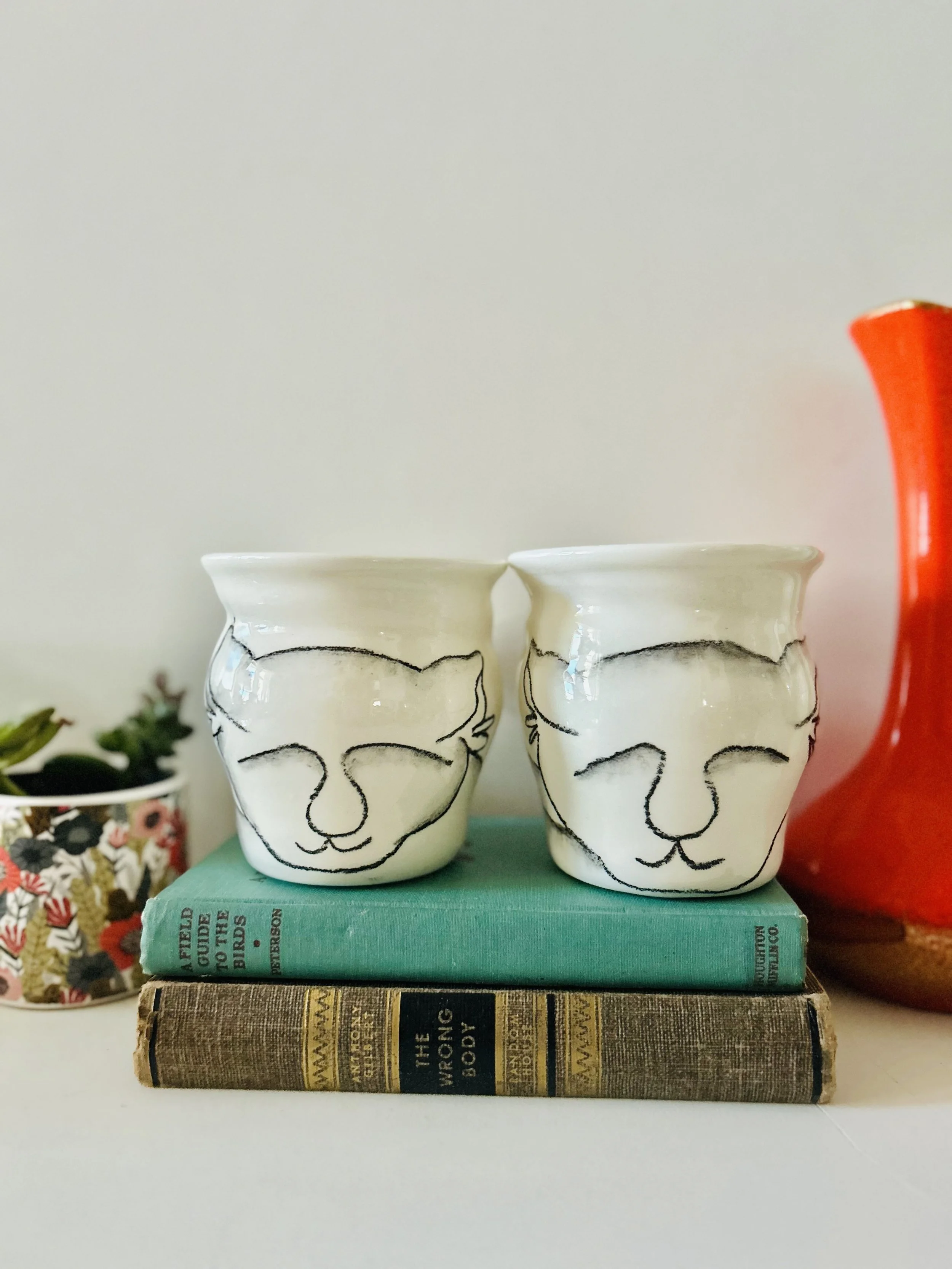Handmade Cat Mugs