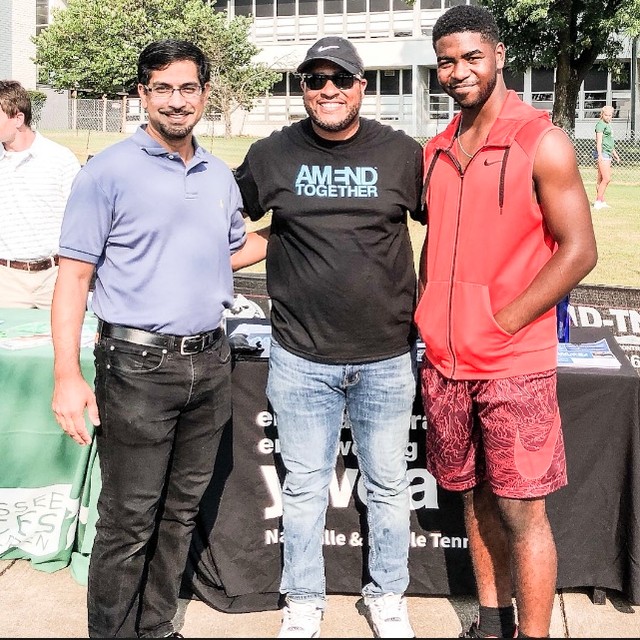 Throwback to the Hillsboro Comp High School Open House with @dmillerz , @JosiahPeek54 , and @rashed_daddy #men #mentalhealth #mentor #mentoring #mentorship #ywca #ywcanashville #AMENDTogether #challenge #cultivate #change