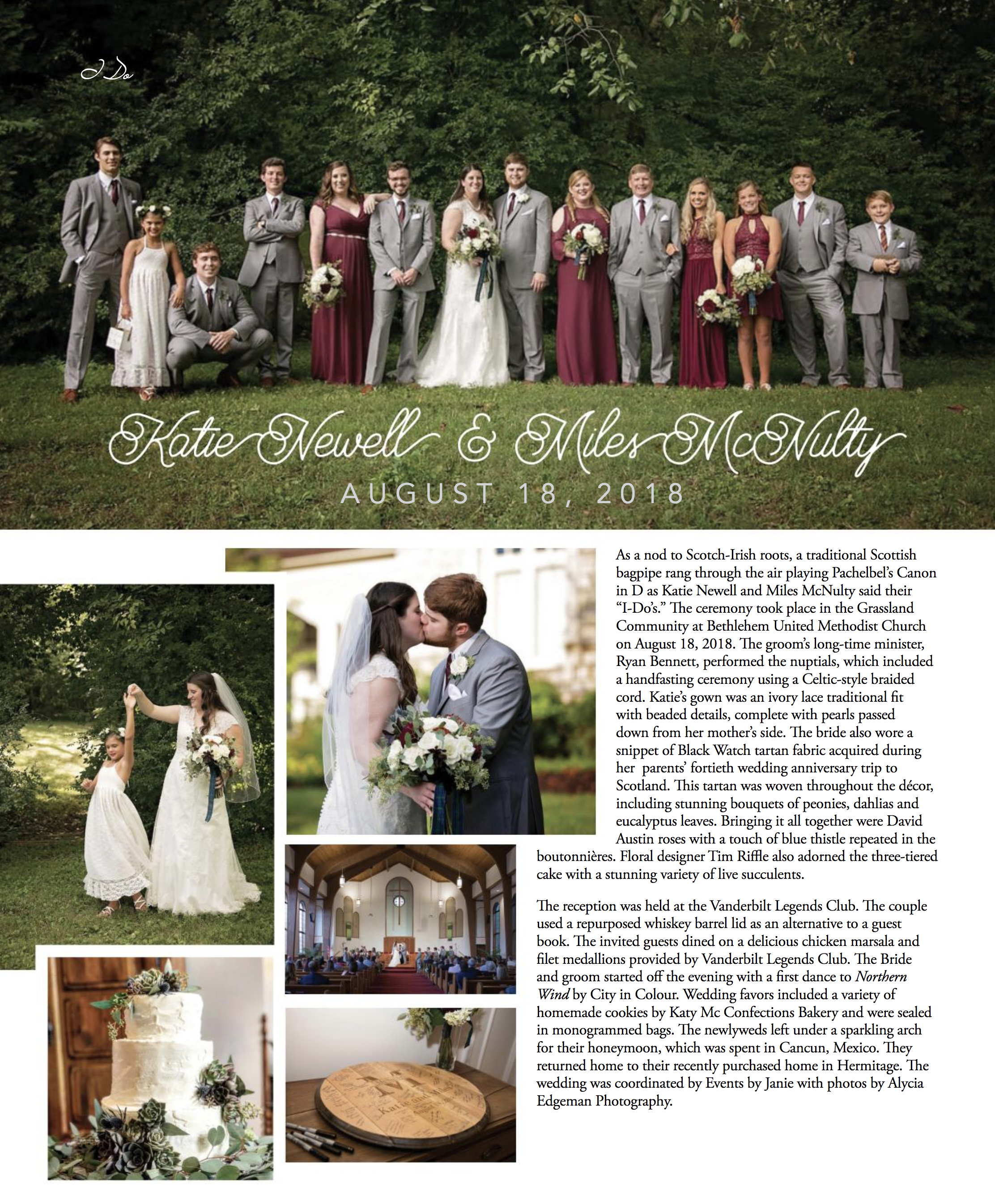 EBJ & Company Feature in Distinctively Southern Wedding Magazine Fall 2018.png