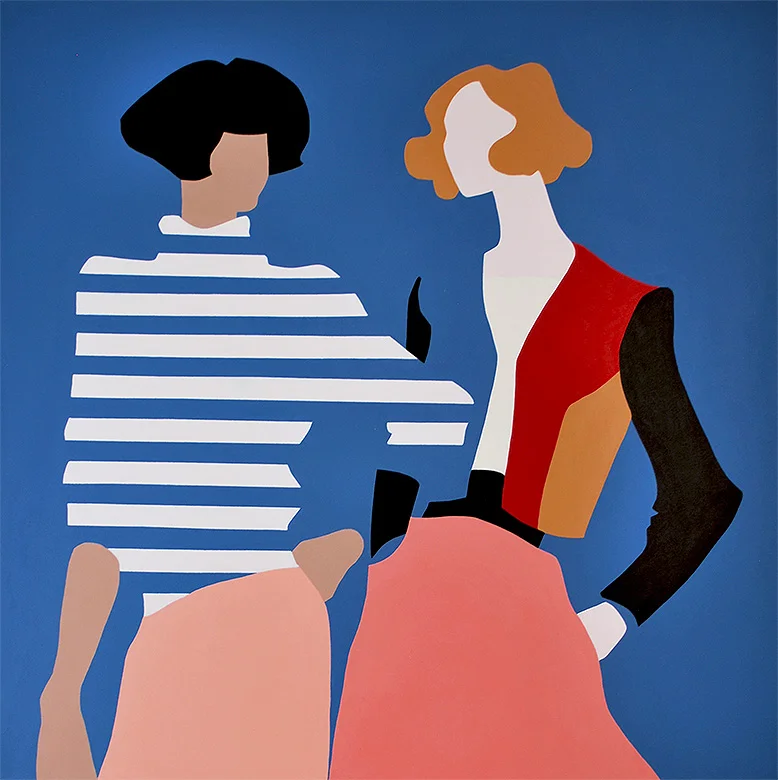 Judy’s Friend , 2018, 36”x36”, Acrylic On Canvas