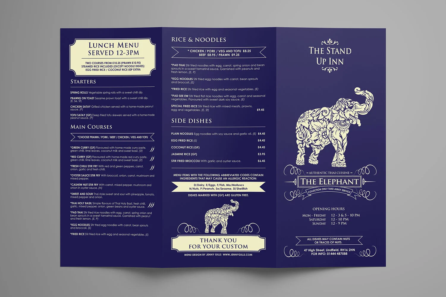 Menu Design