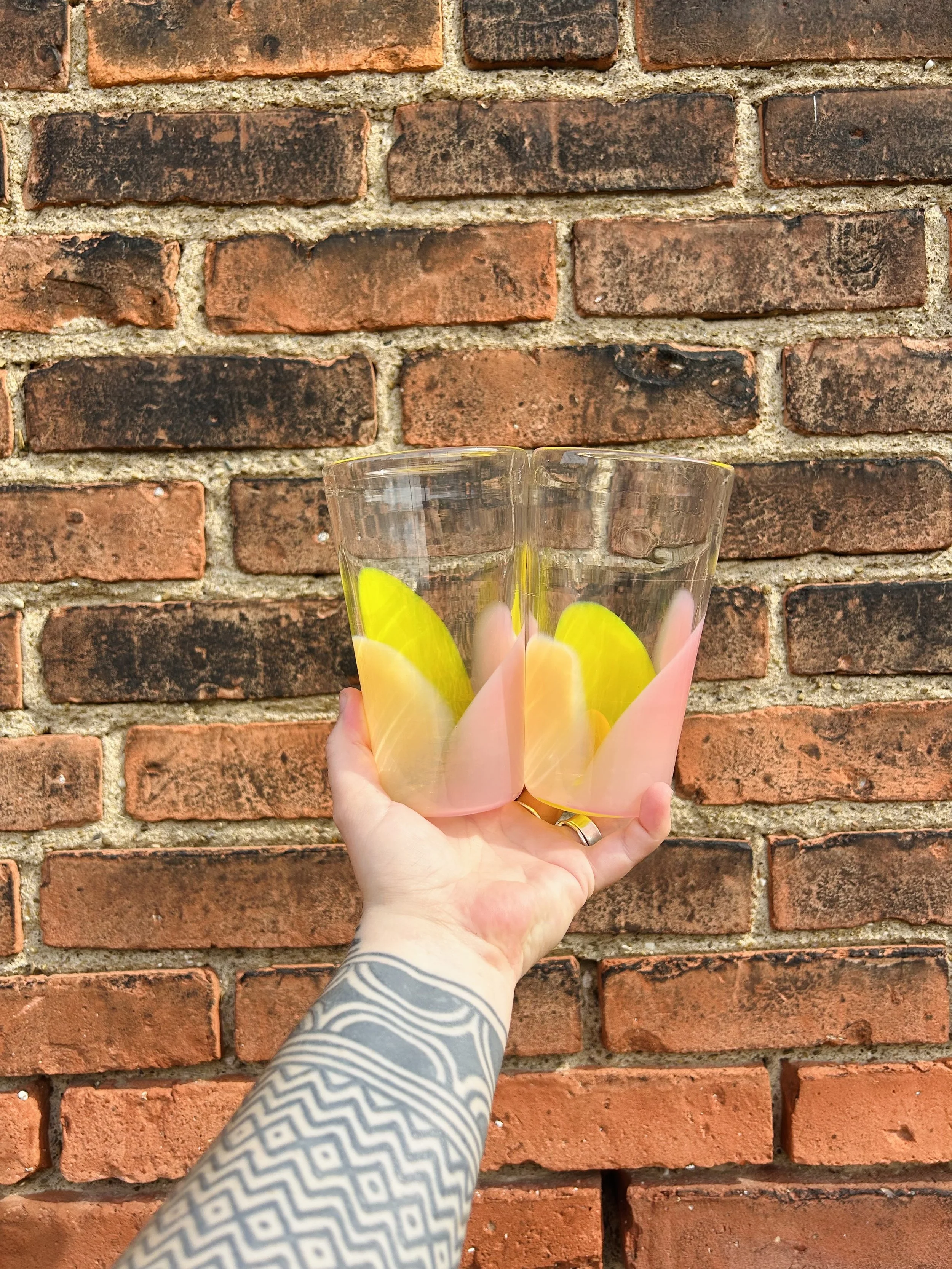 Peach Lemonade Pint Glasses (Set A)