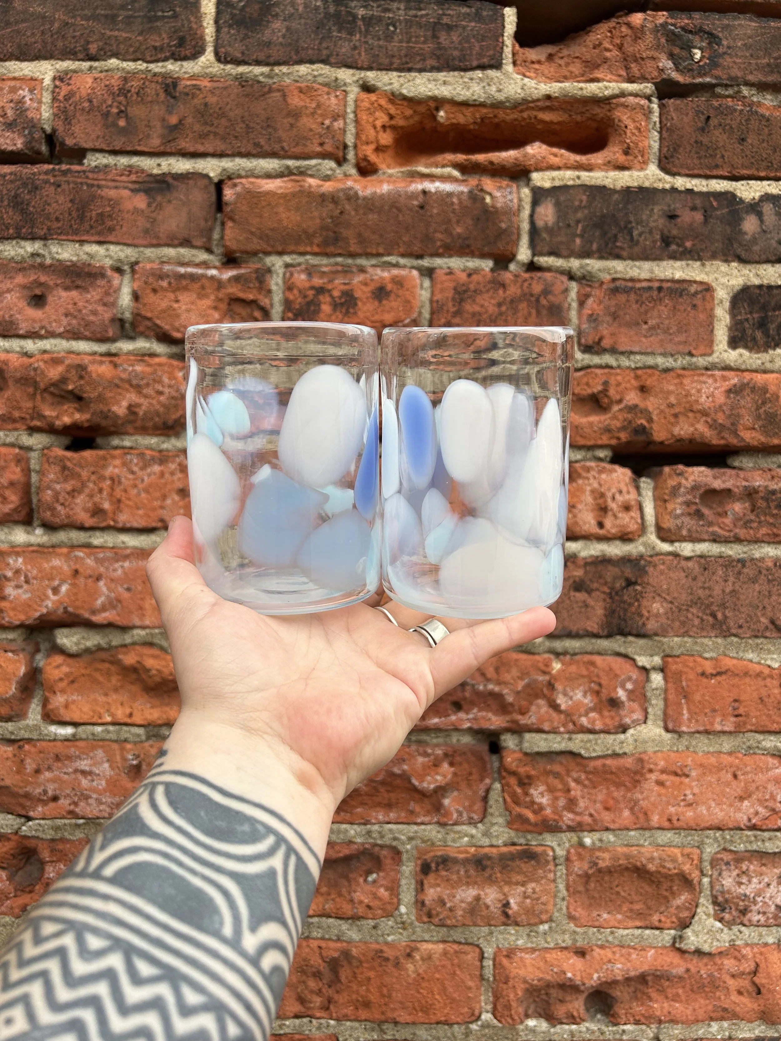 Cloudy Daze Cocktail Glasses (Set C)