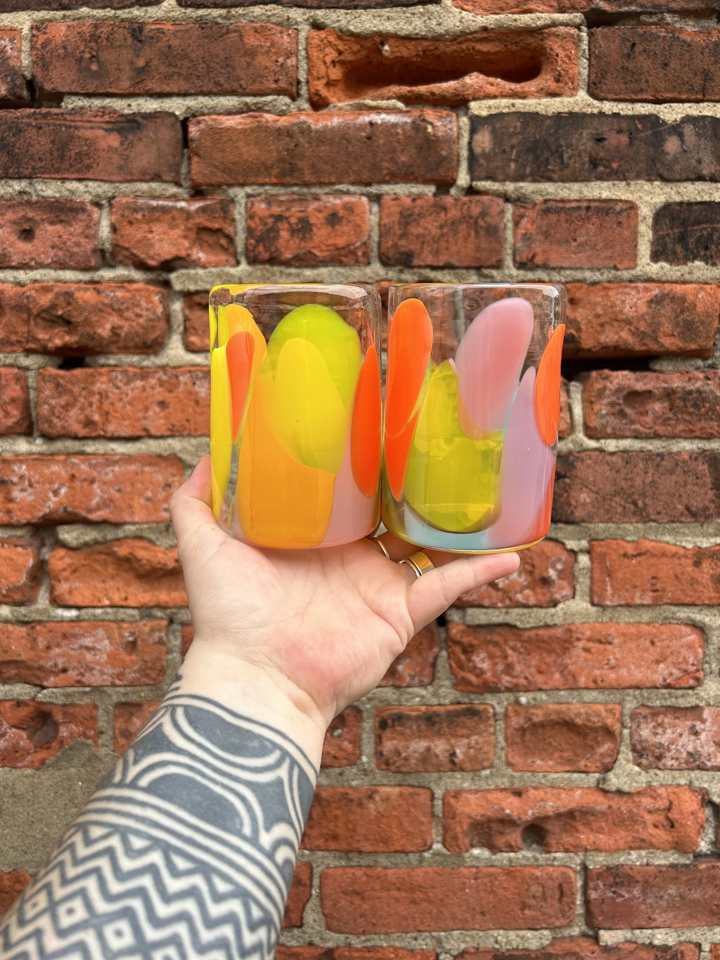 Summer Sun Cocktail Glasses