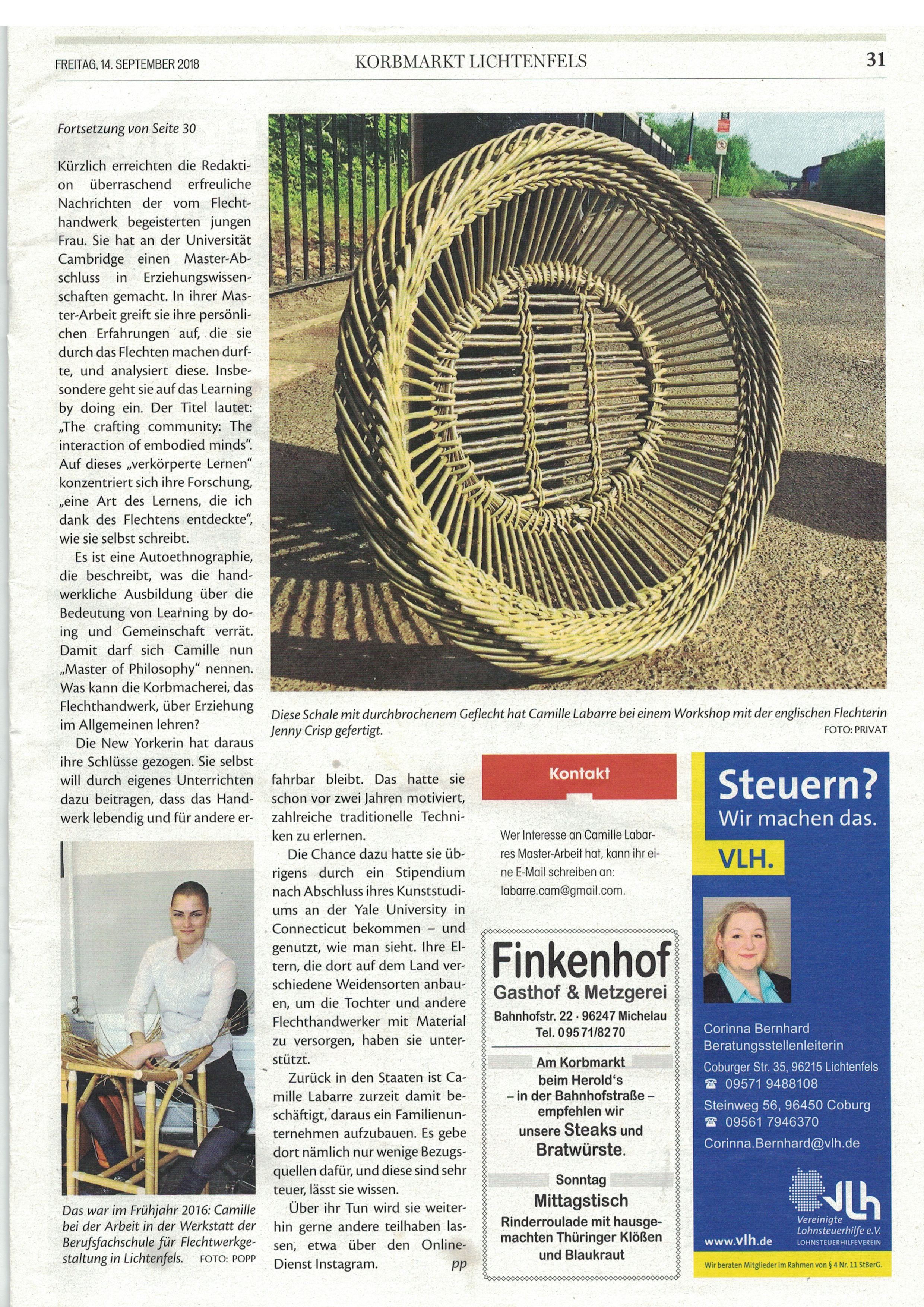 Korbmart Lichtenfels, September 14 2018