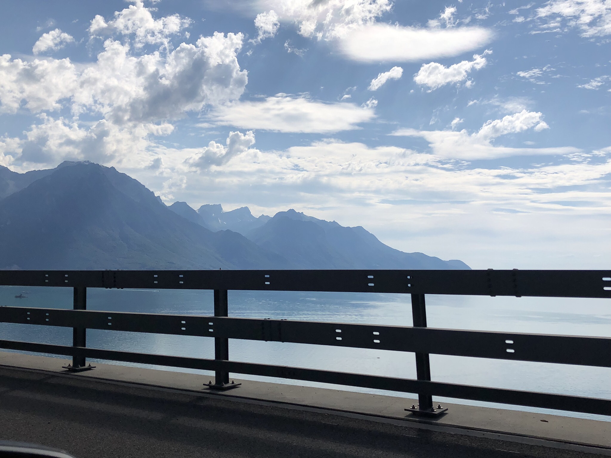 Genevesjön, sett från den Schweiziska-sidan.