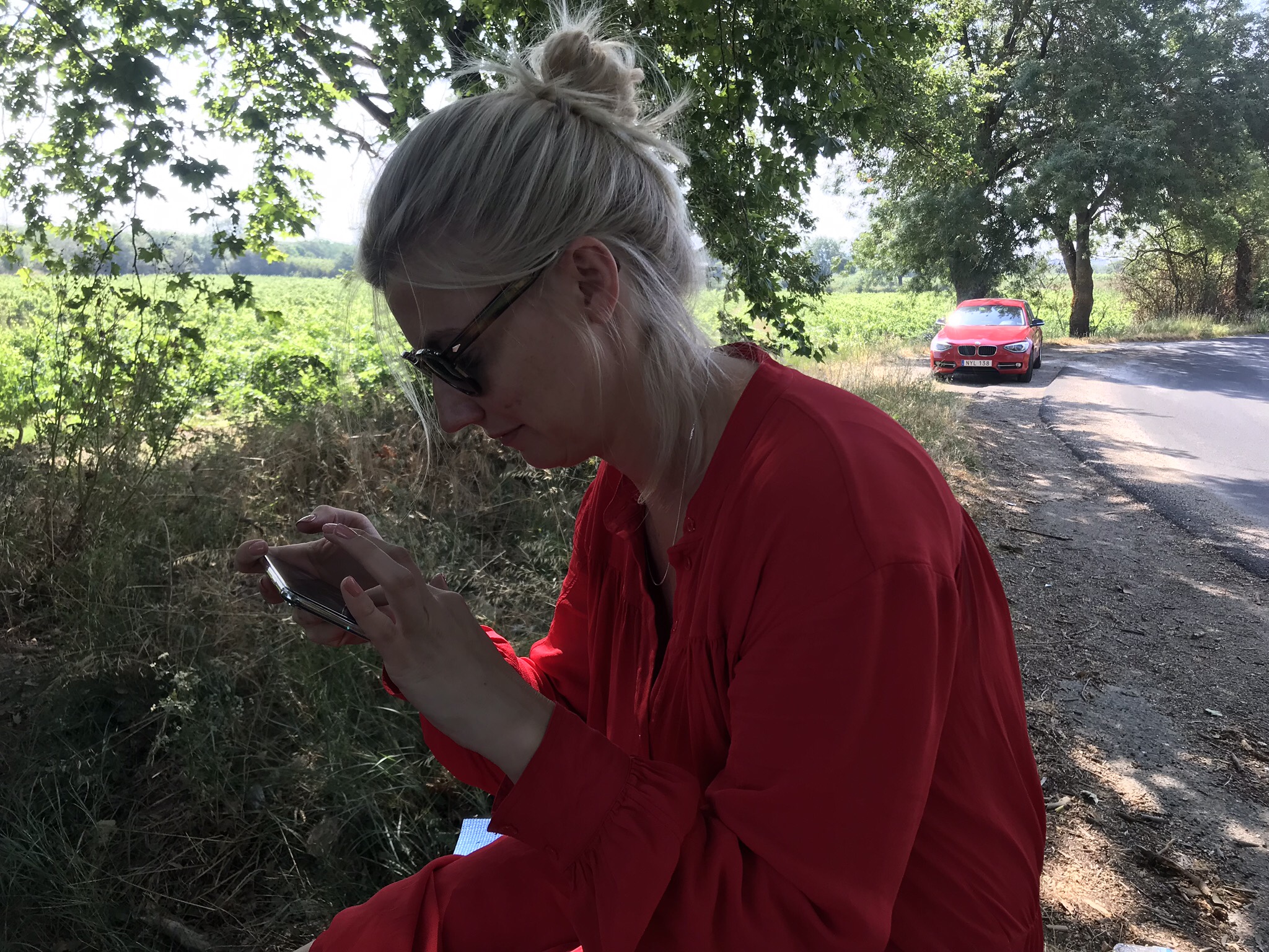 Fotograferar alla utsikter