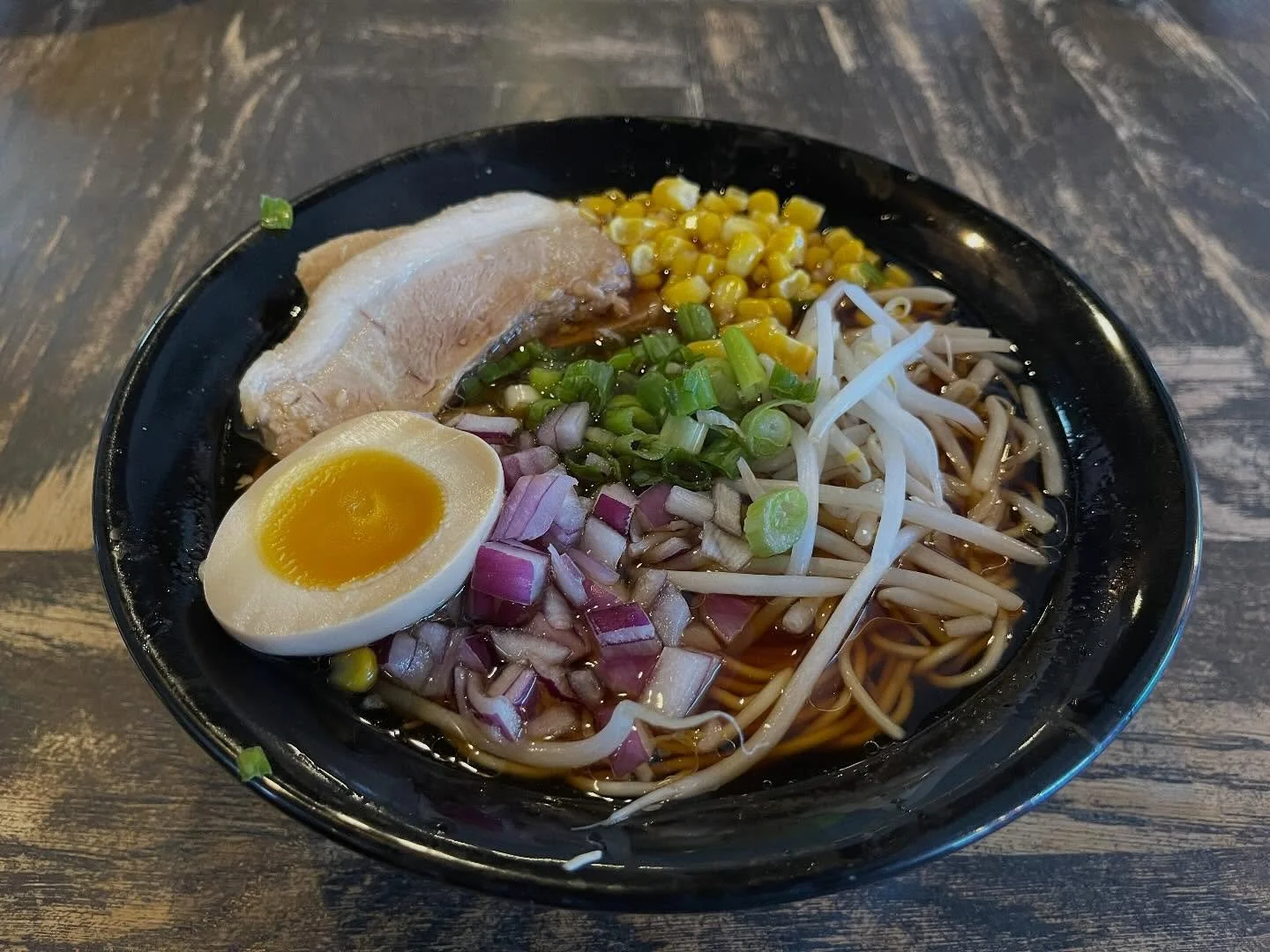 Shoyu ramen for lunch? Yes please.