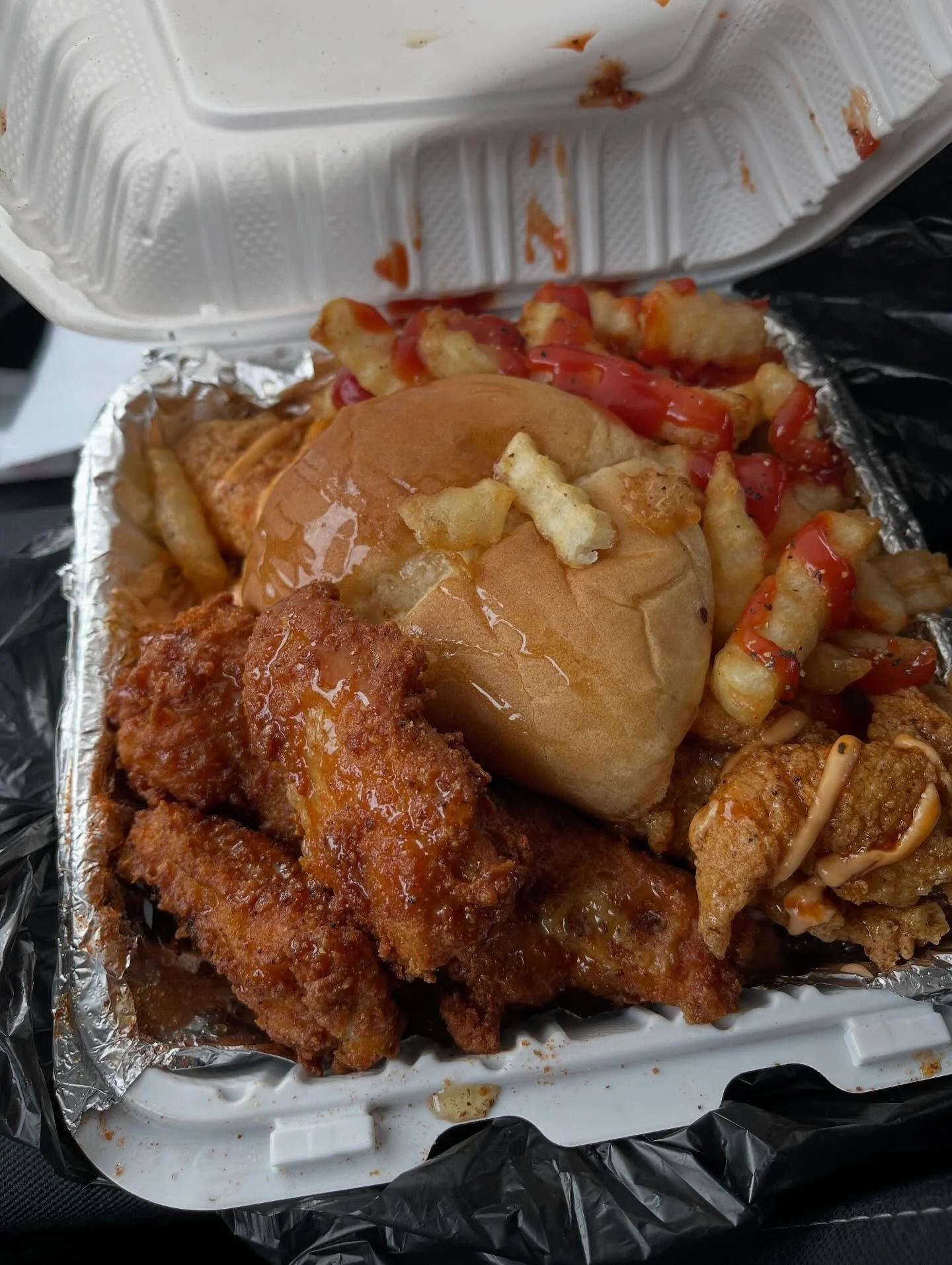 Delicious fish and even better desert. @ohhoney_onthebay