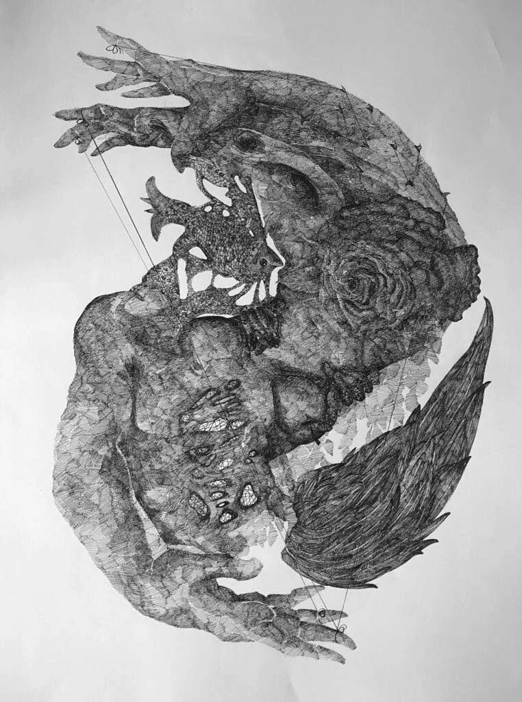  70x50cm    ink on paper  2019 