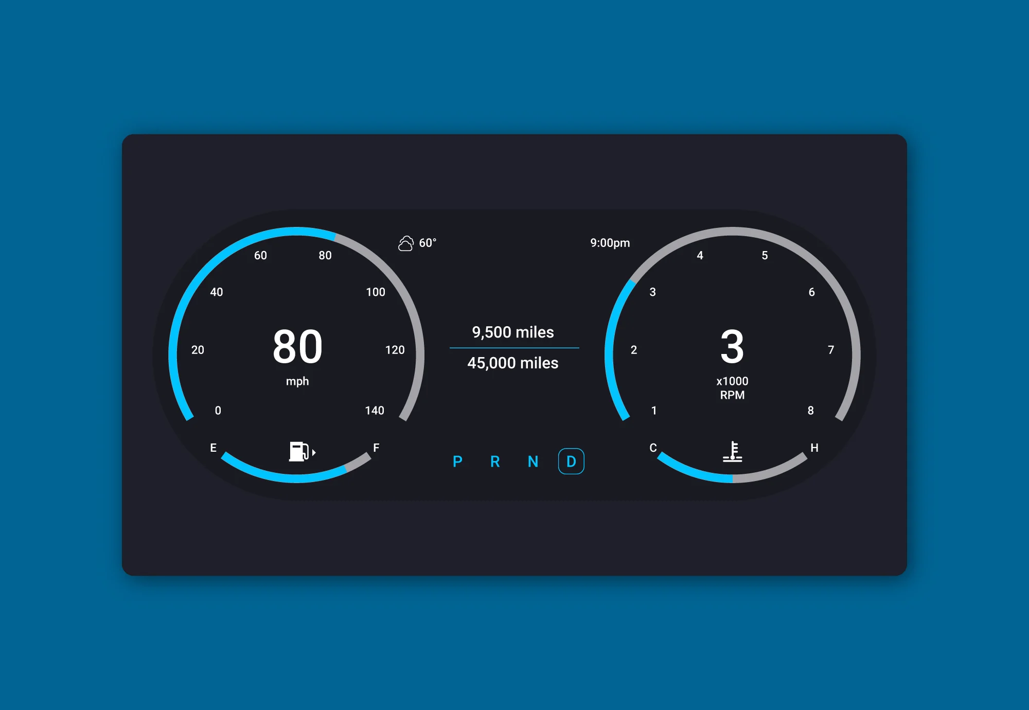 Daily UI 034: Car Interface