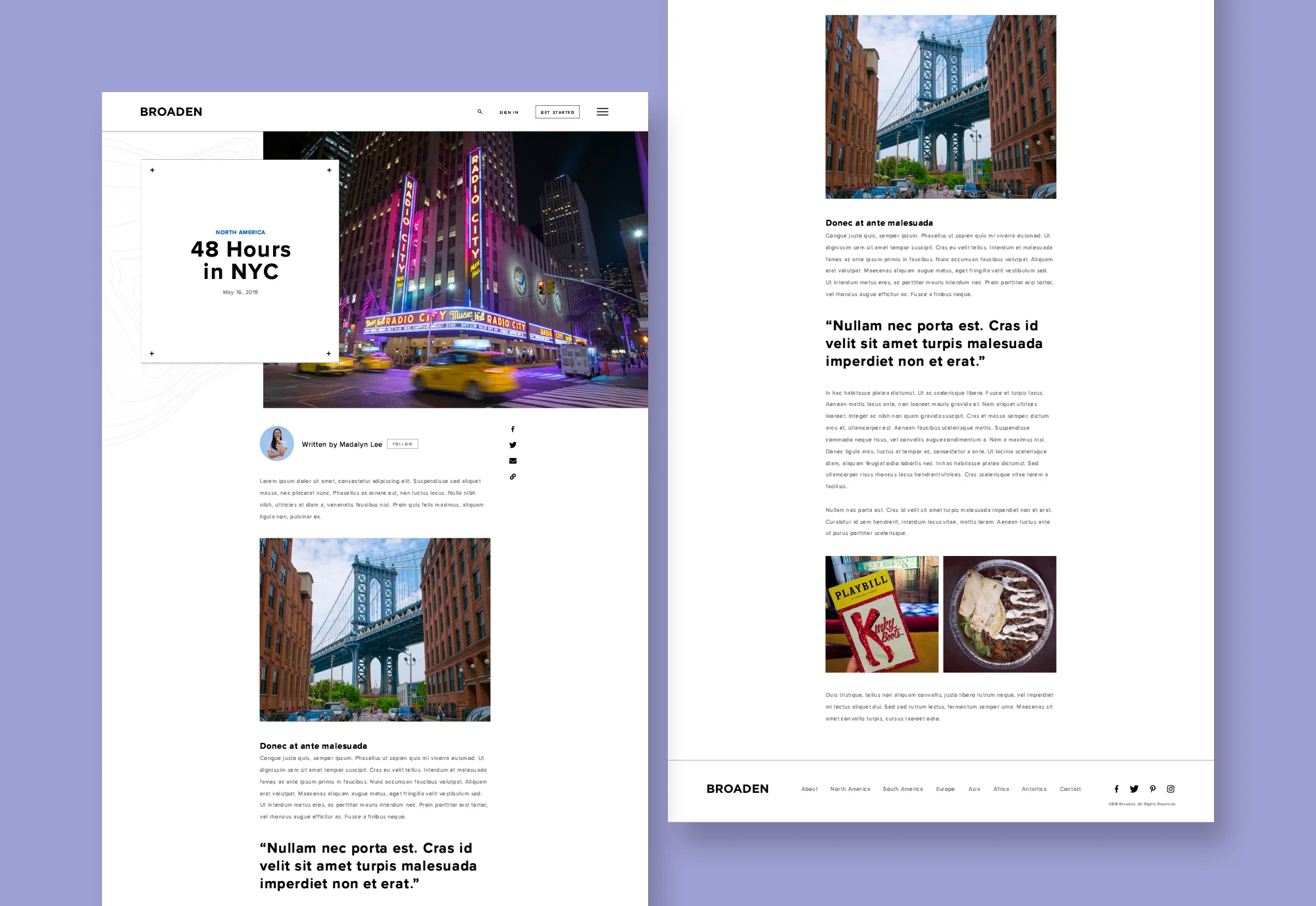 Daily UI 035: Blog Post