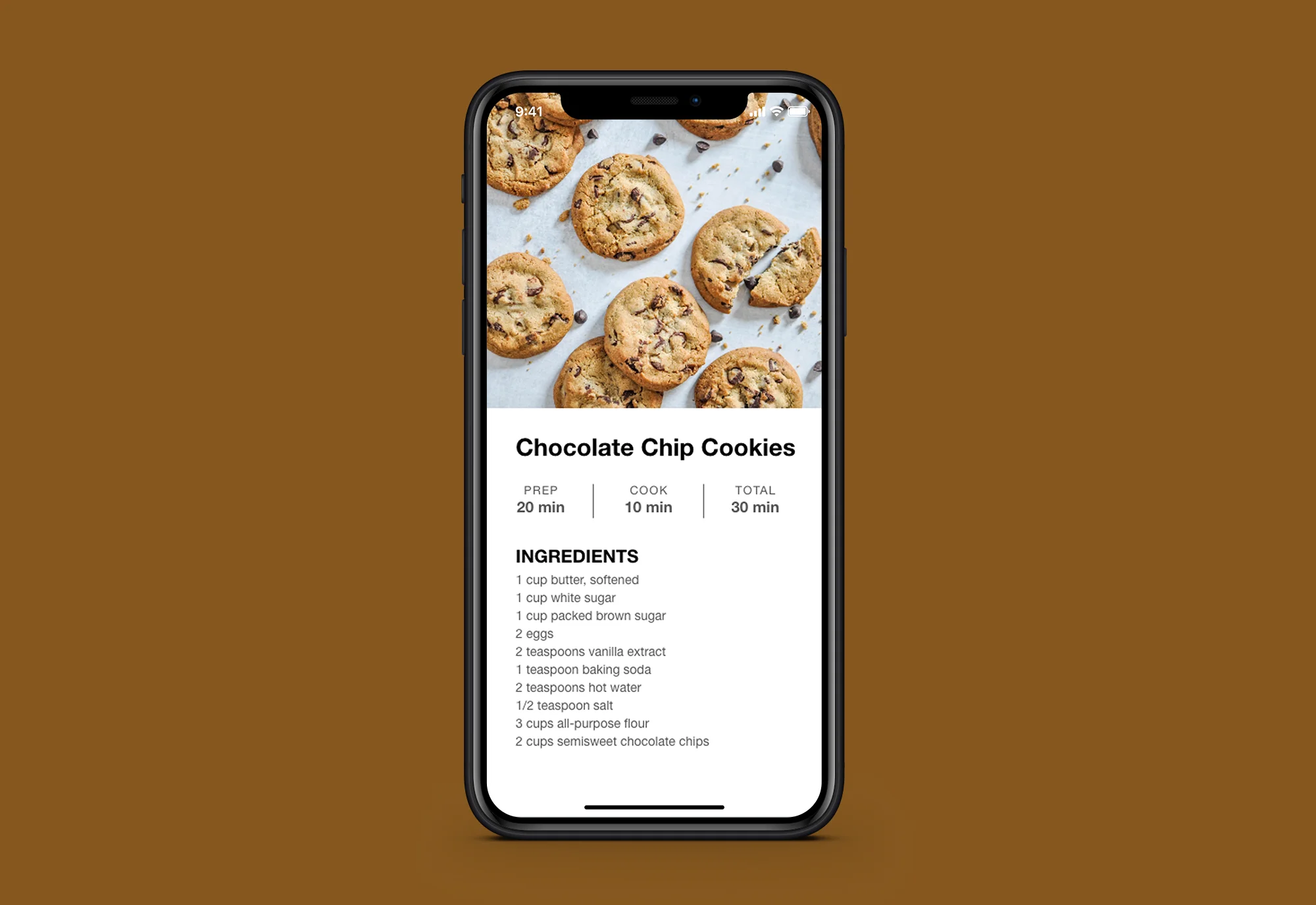 Daily UI 040: Recipe