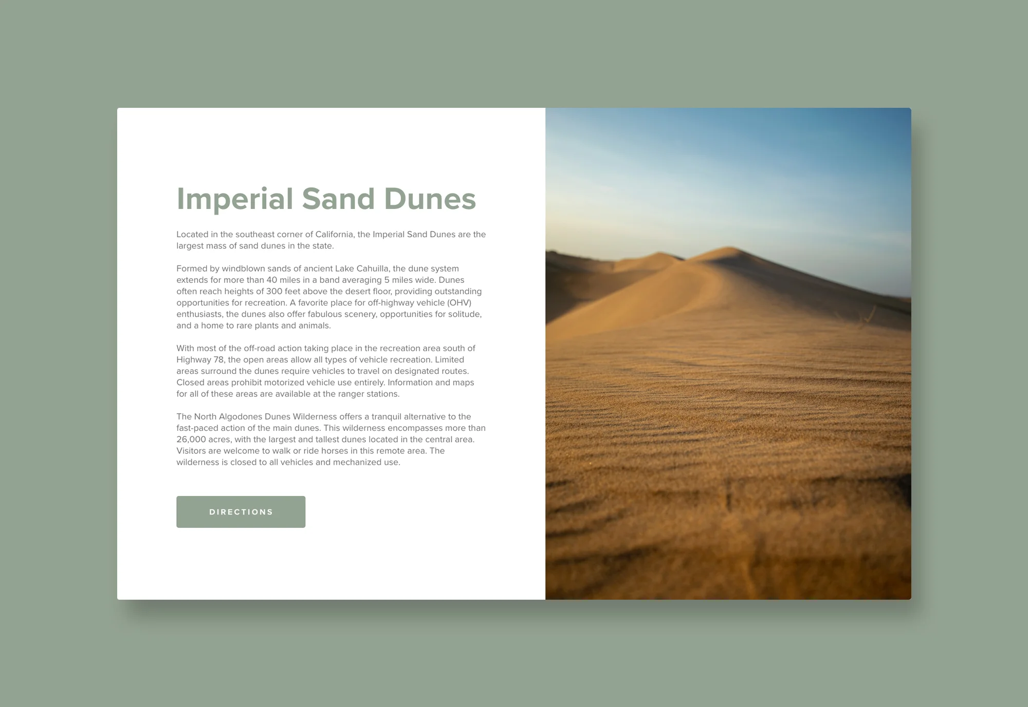 Daily UI 045: Info Card