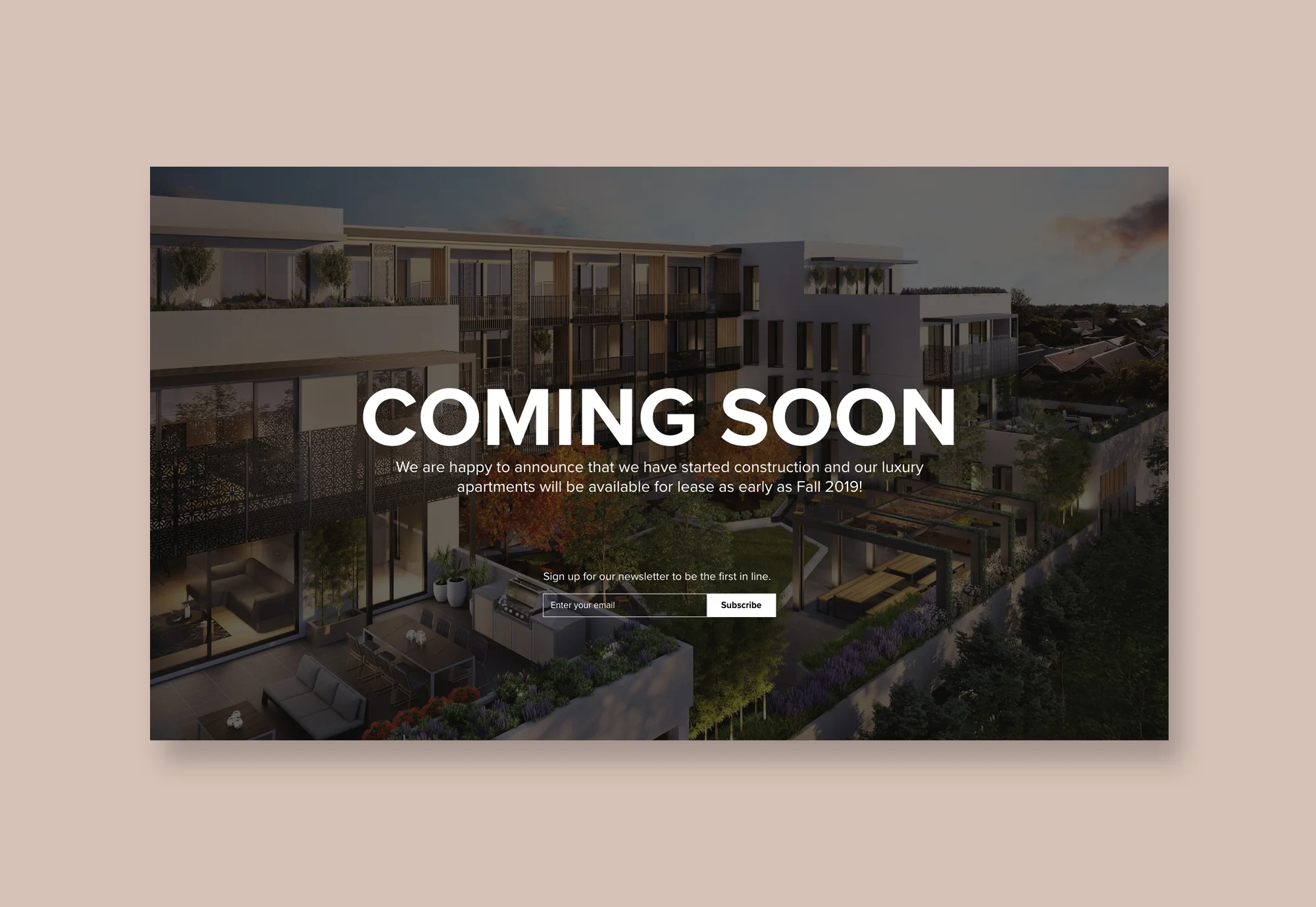 Daily UI 048: Coming Soon