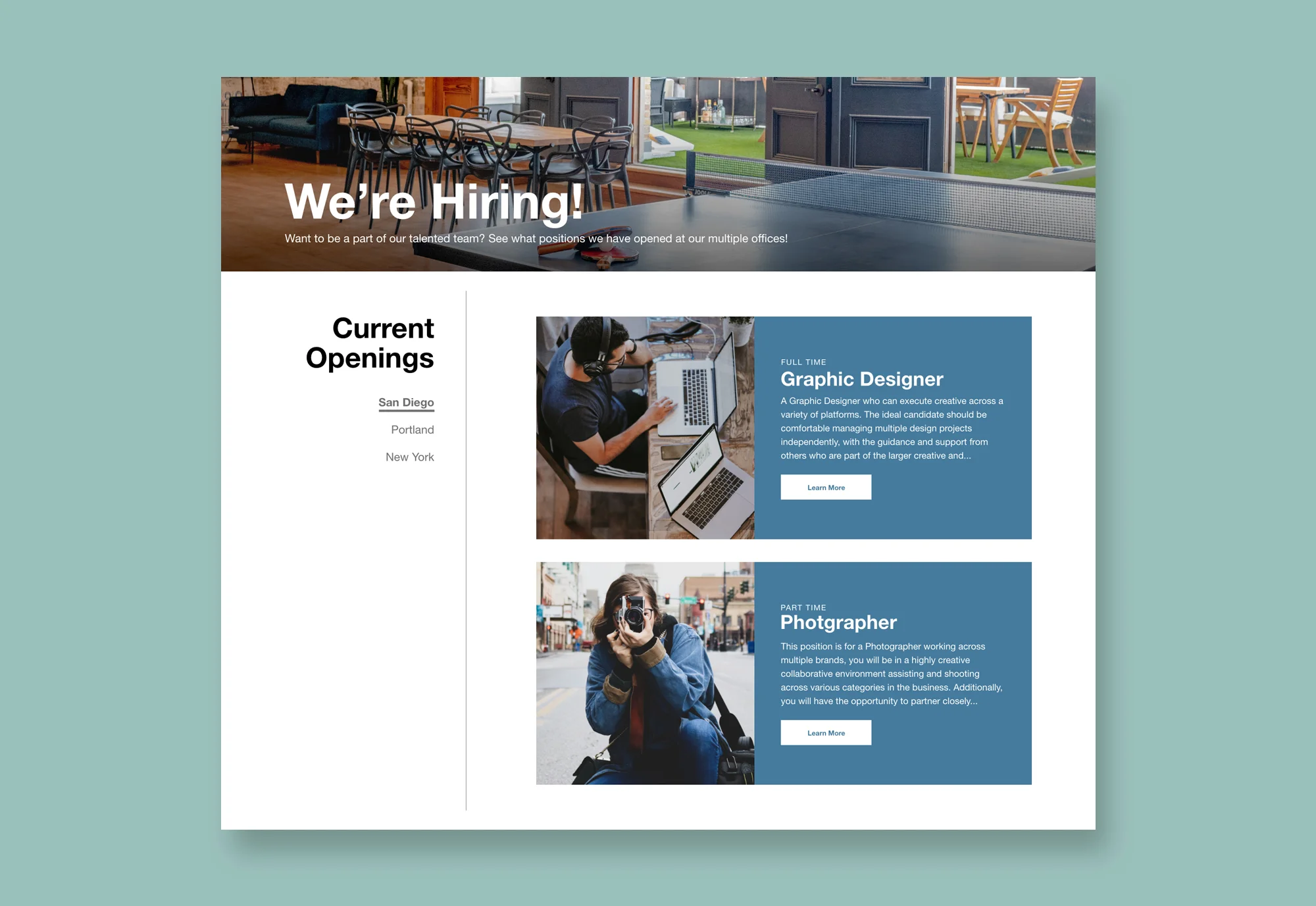Daily UI 050: Job Listing