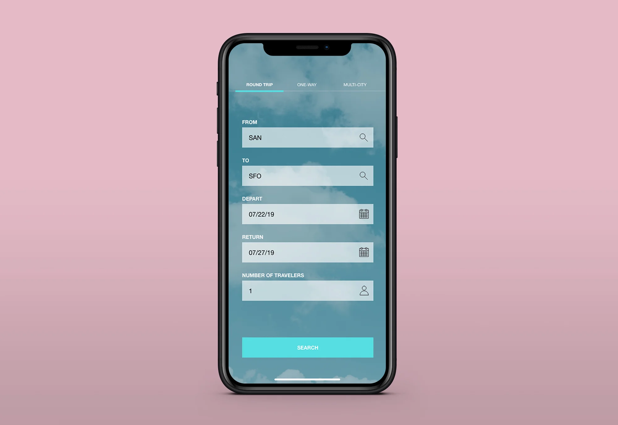 Daily UI 068: Flight Search
