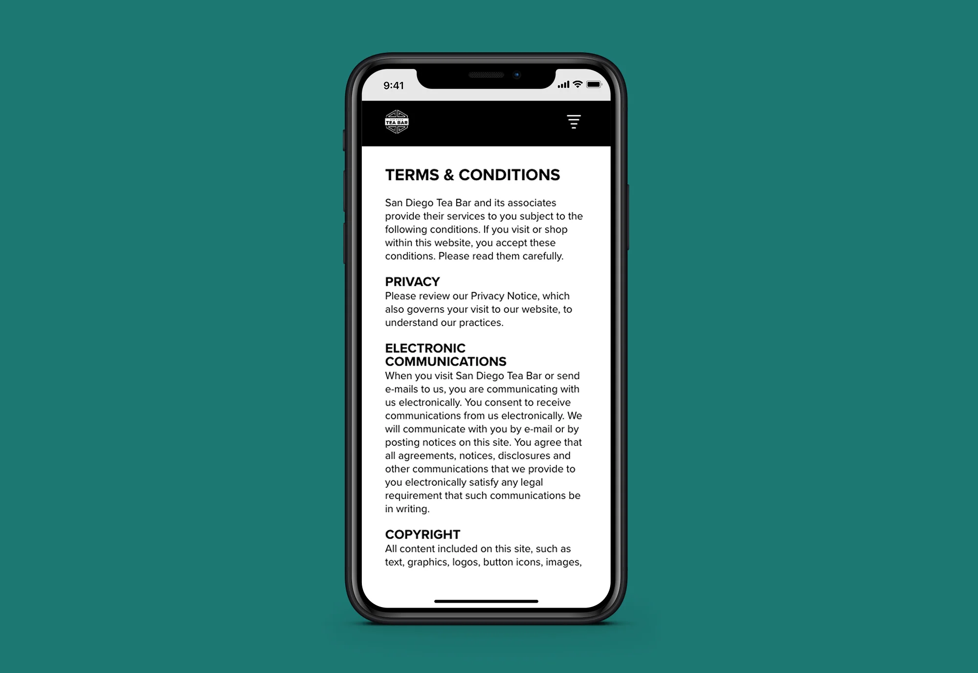 Daily UI 089: Terms of Service