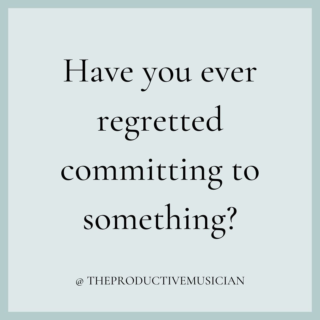 What are you really saying &ldquo;no&rdquo; to when you say &ldquo;yes&rdquo; to an activity or project that isn&rsquo;t aligned?

Share this if you needed to hear it today! 📣
.
.
.
.
.
#theproductivemusician
#freelancemusician
#violinistsofinstagra