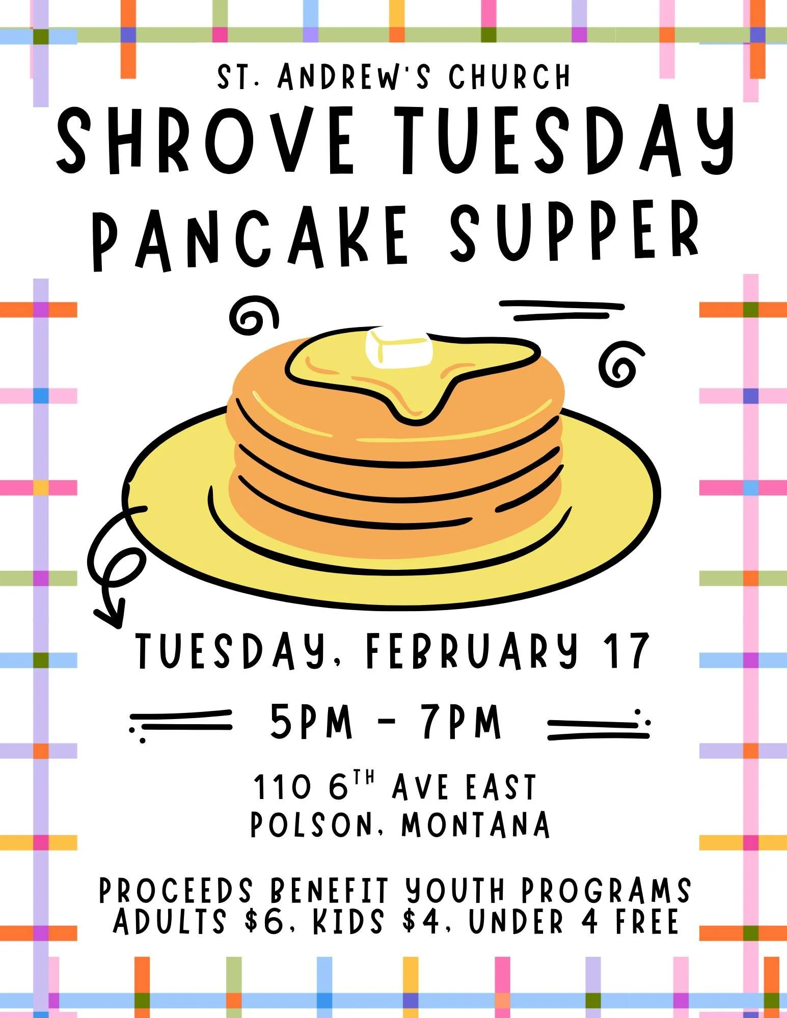 Shrove Tuesday Pancake Supper