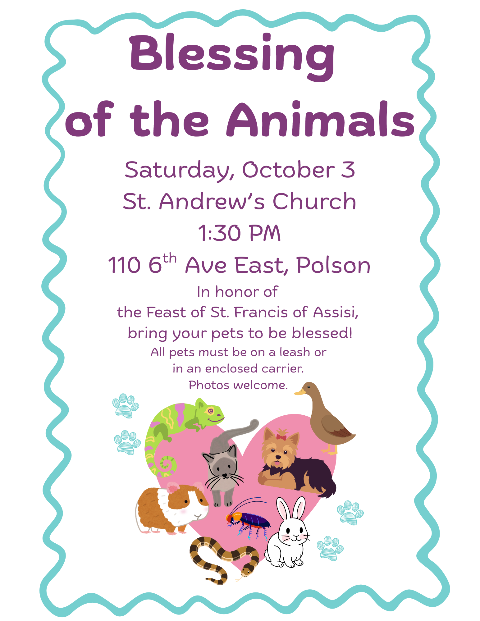 Blessing of the Animals