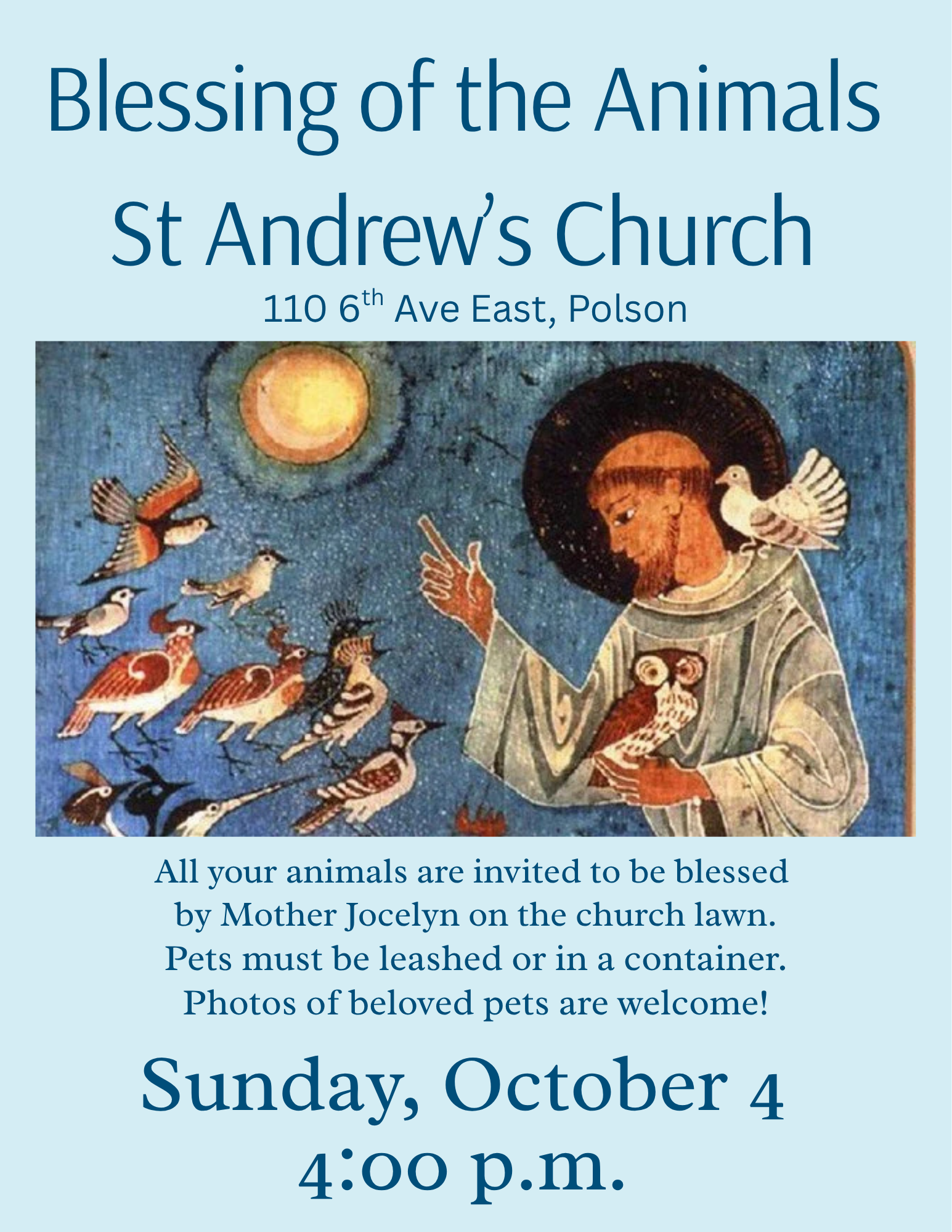 Blessing of the Animals
