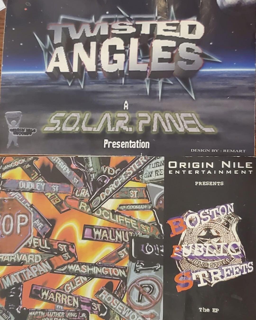 Classic Vinyl from #twistedangles #bostonpublicstreets #solarpanelmusic #darcangel #tipapa #artone #1999 #originnile