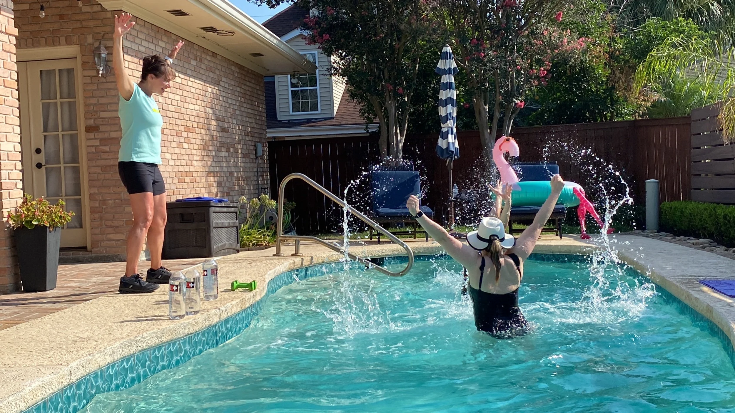 How to build your own water-resistance workout?