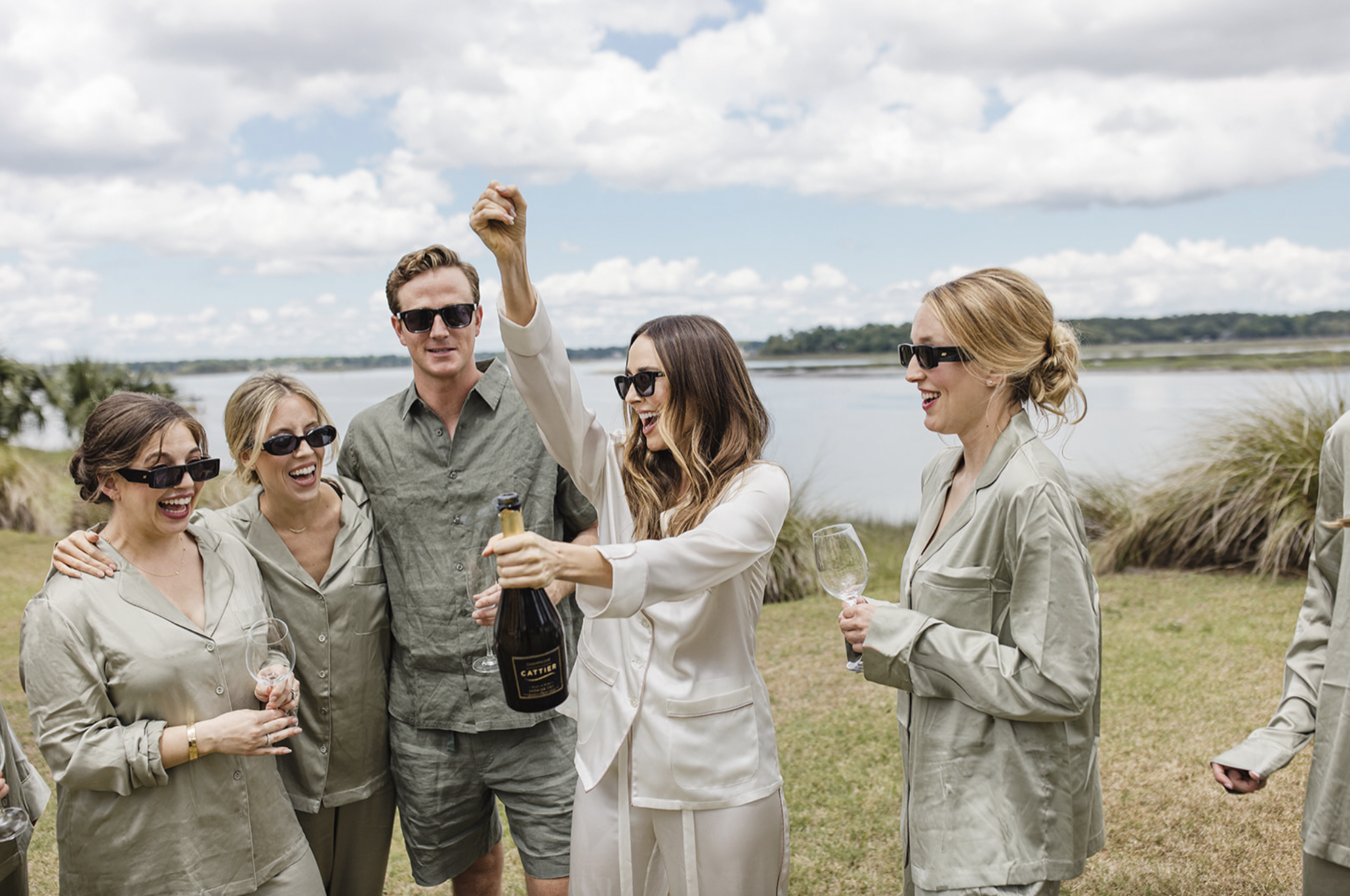 BRIDES Feature:  How to Do a First Look with Your Bridal Party