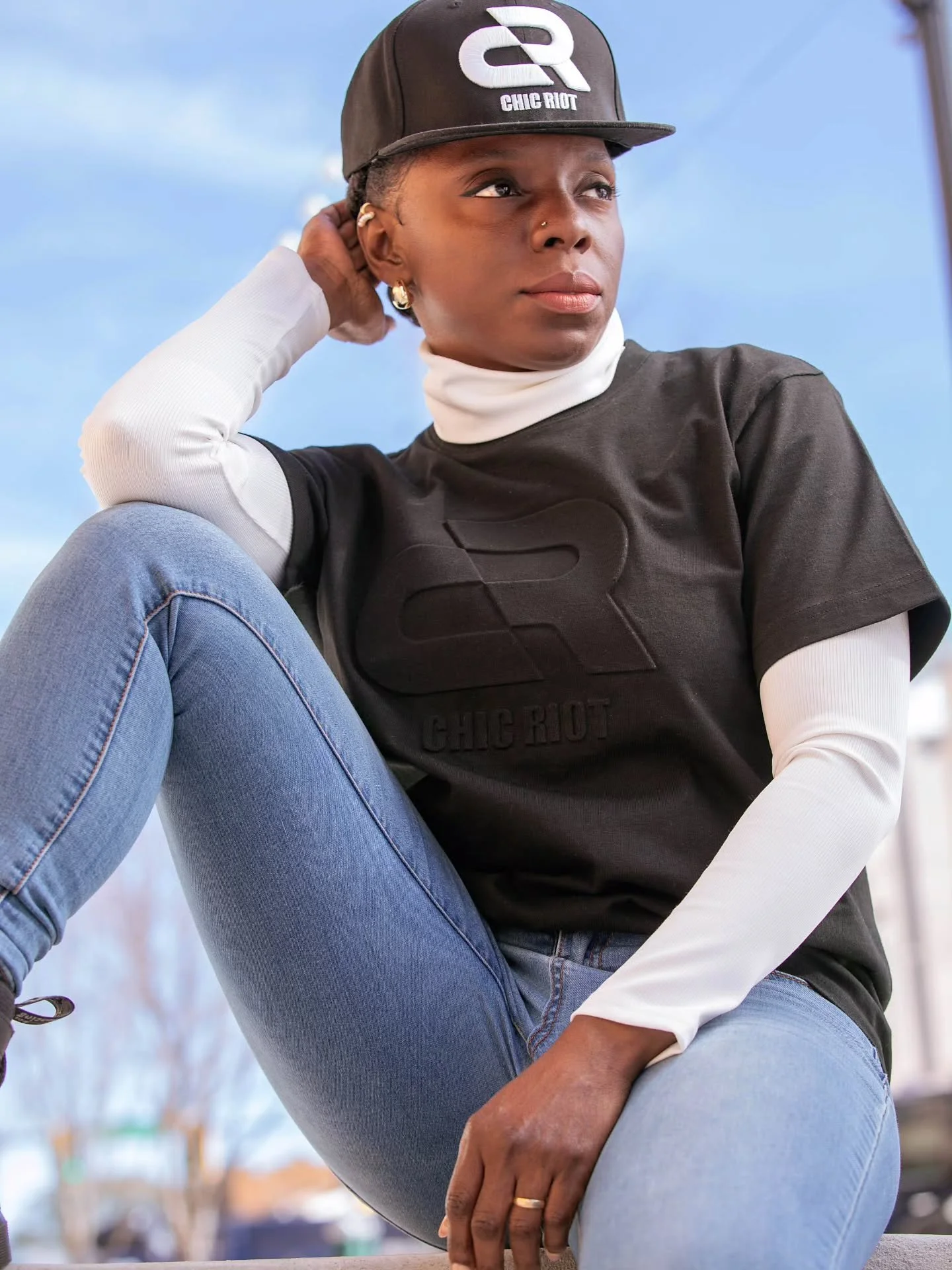 Even though winter is approaching we can still keep the moto swag on or off the bike. 😎

How many of you have winterized your bike for the season?! Or does that not apply to you?! 😉

Featuring our Black Embossed Tee + Snapback shop today &gt;&gt; w