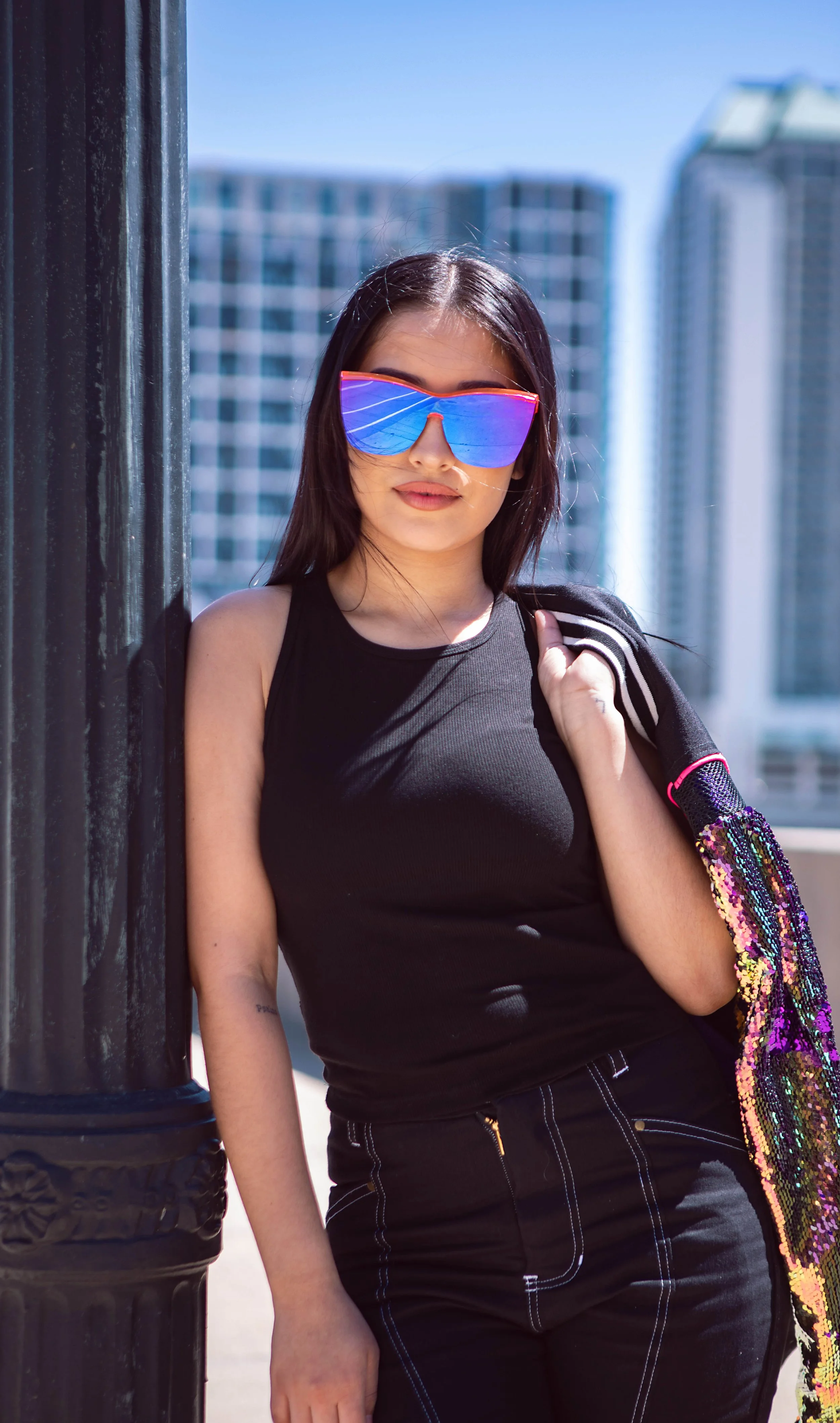 Chic-Riot-Esmeyda-Atlantic-Station-Victoria-Moto-Jeans-On-Pole-2.jpg