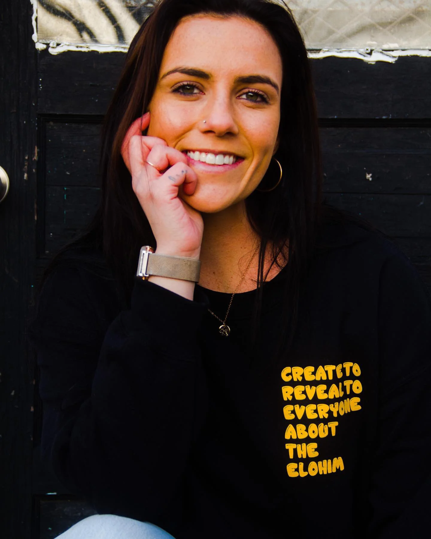 CREATE | Black Crewneck