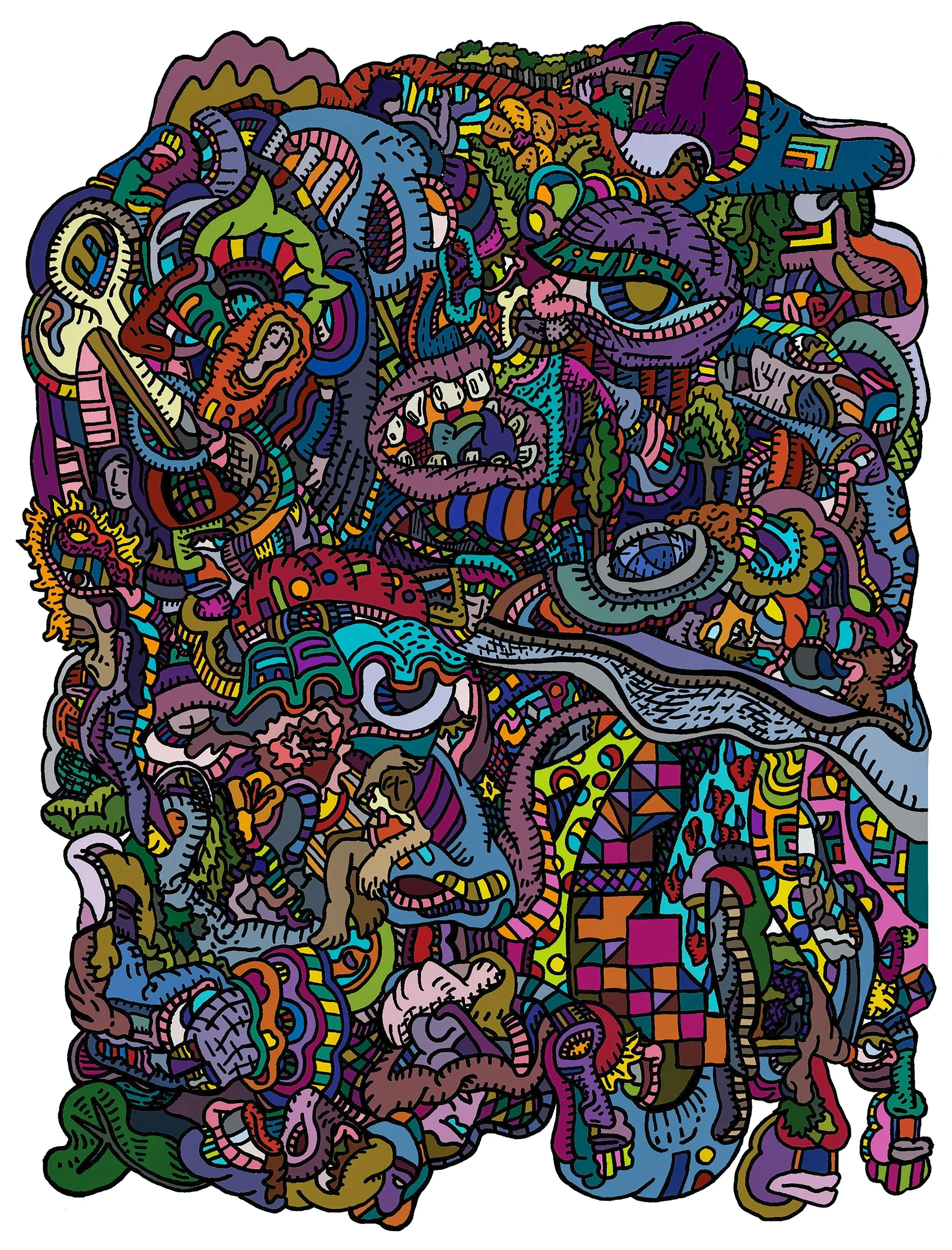 Improv Surreal Graffiti Series, What a Rainbow