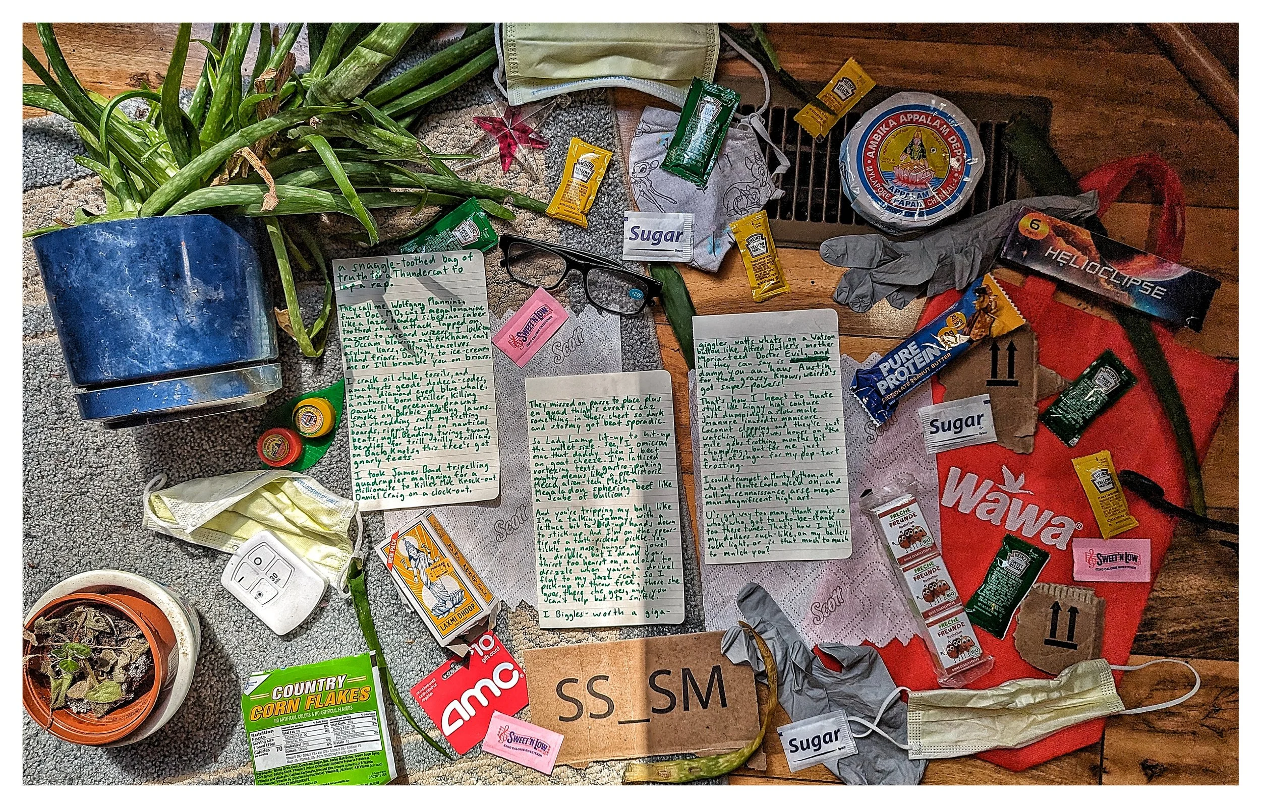 Untitled Still Life, For the Bars, Additional Verse