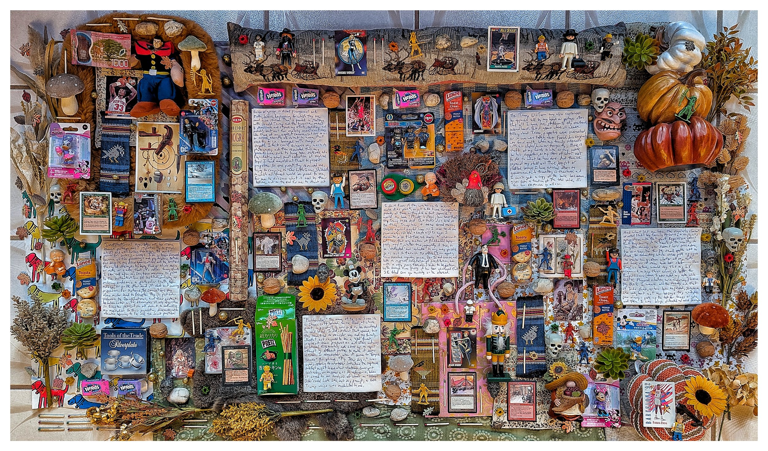 Still Life Series, When I turn on the News, I remember what notes I've written, and they try to get in the way, but end up giving me more memories, No. n-1, Re-publishing