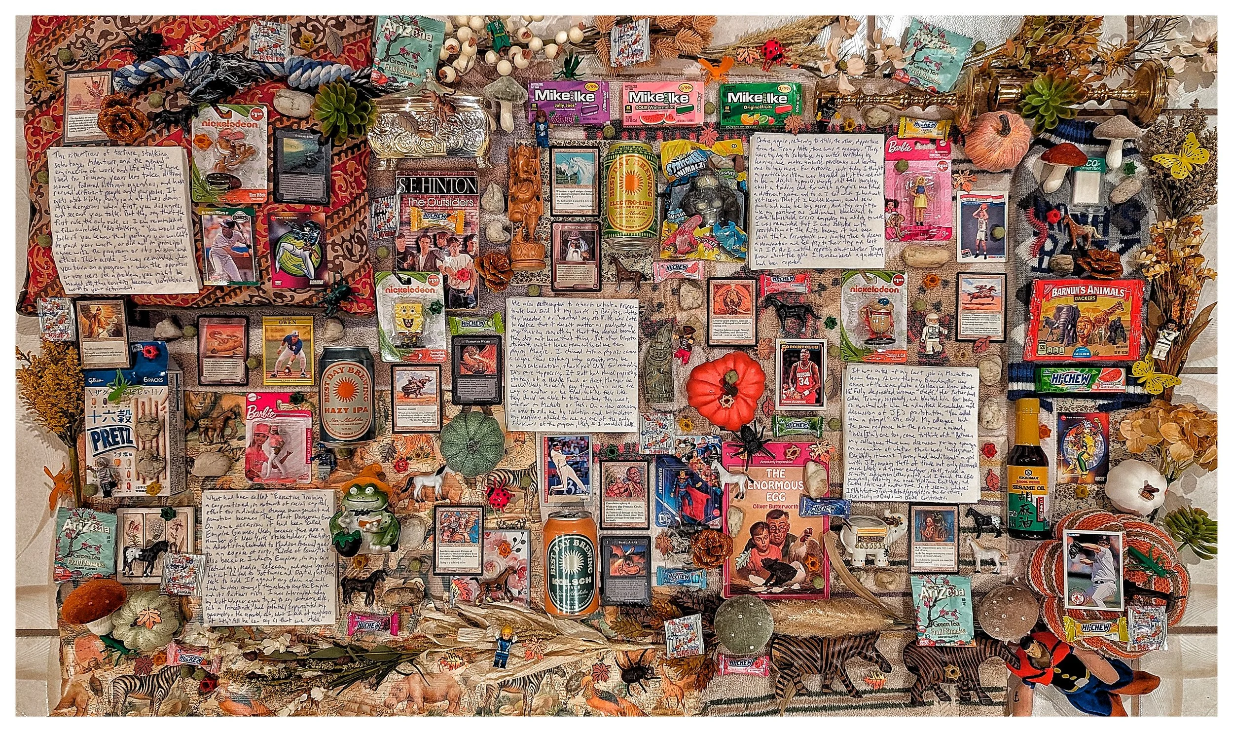 Still Life Series, When I turn on the News, I remember what notes I've written, and they try to get in the way, but end up giving me more memories, No. n-2, Re-publishing