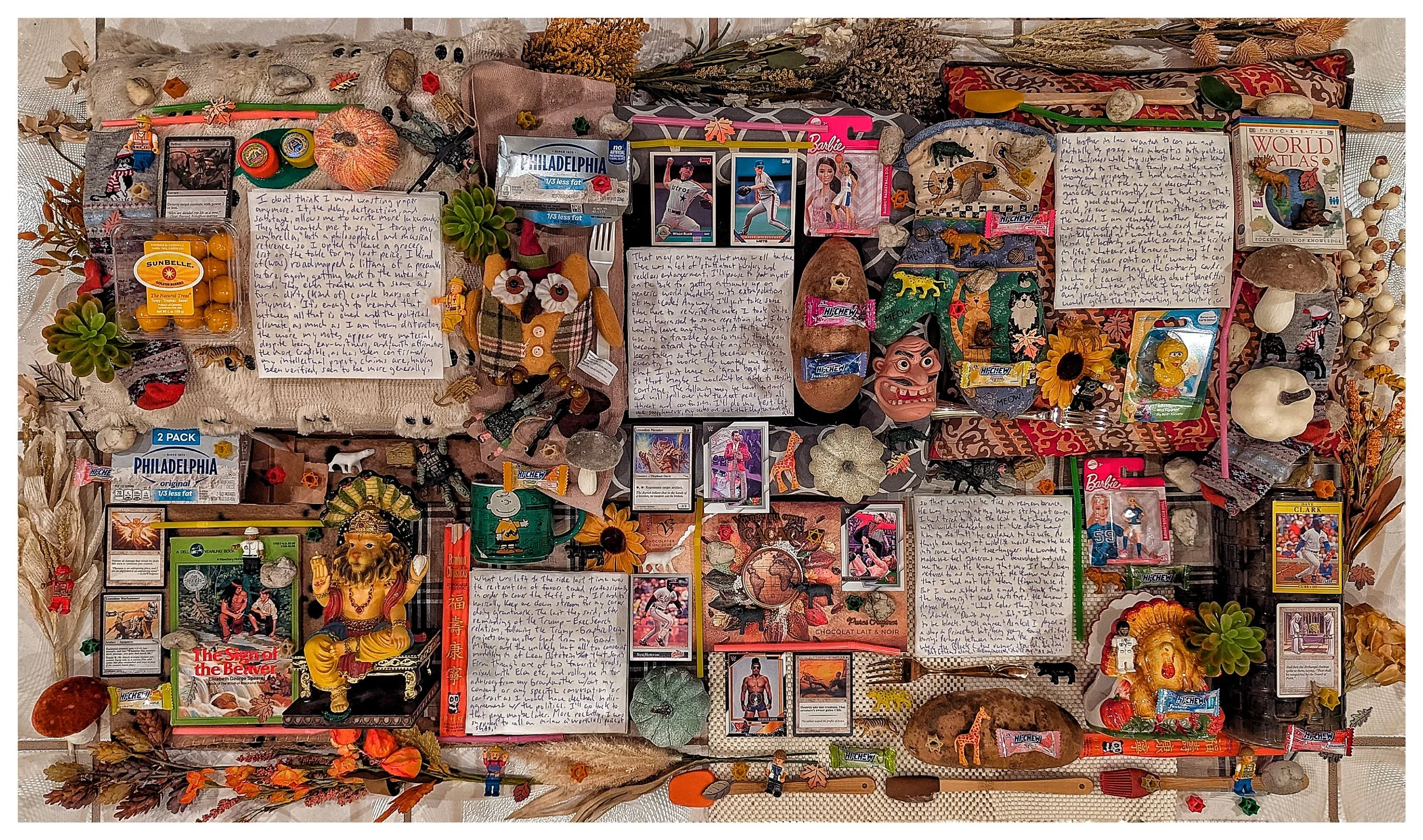 Still Life Series, When I turn on the News, I remember what notes I've written, and they try to get in the way, but end up giving me more memories, No. n-3, Re-publishing