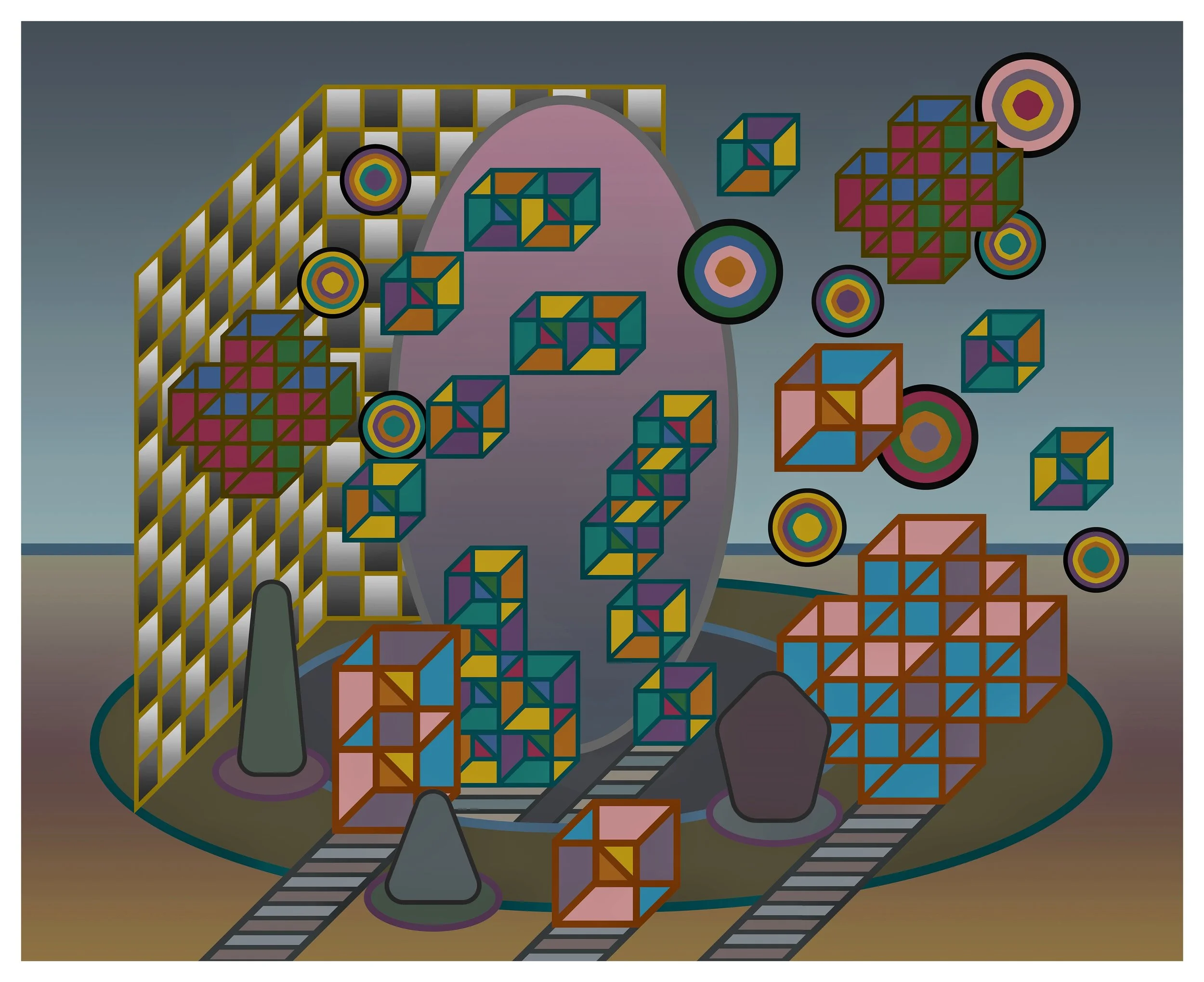 Dada Bauhaus Still Life Series, No. 1